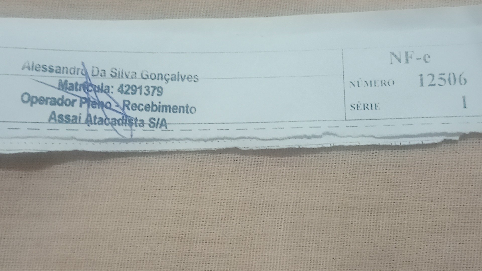 Canhoto 161046393