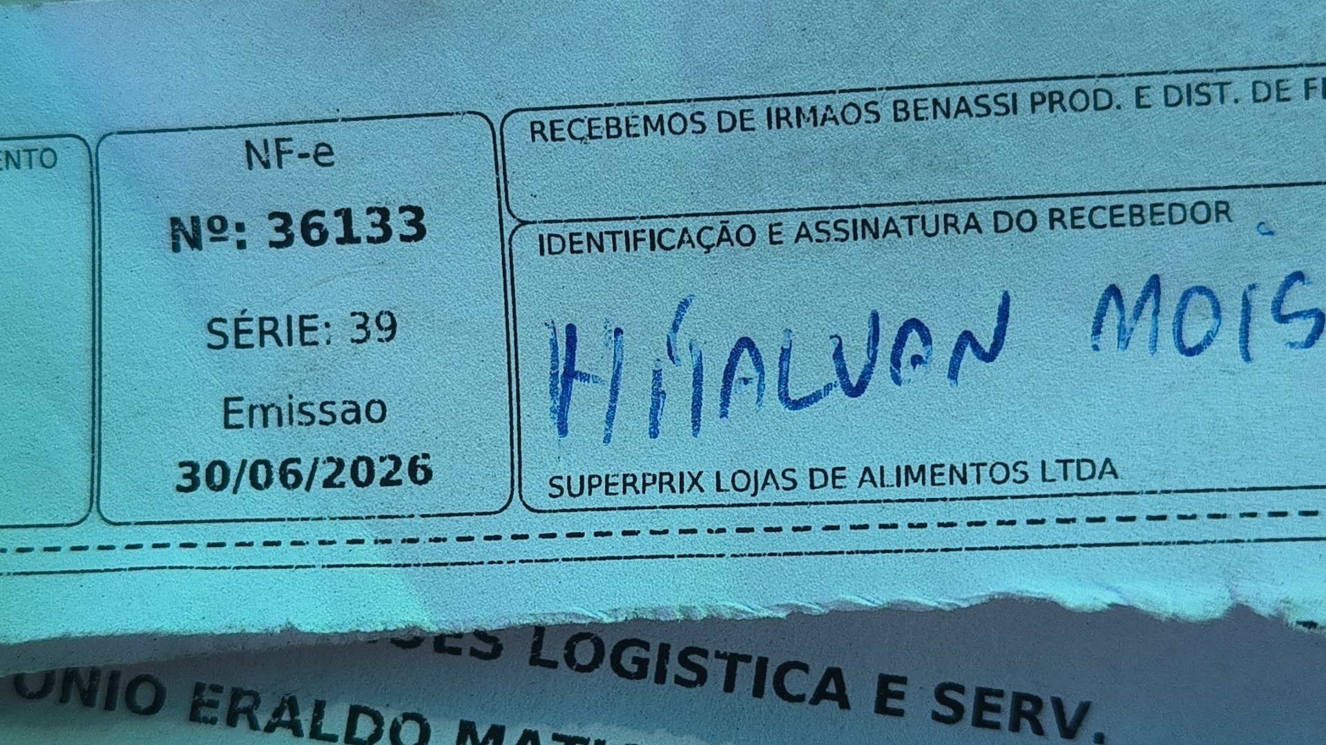 Canhoto 161443693