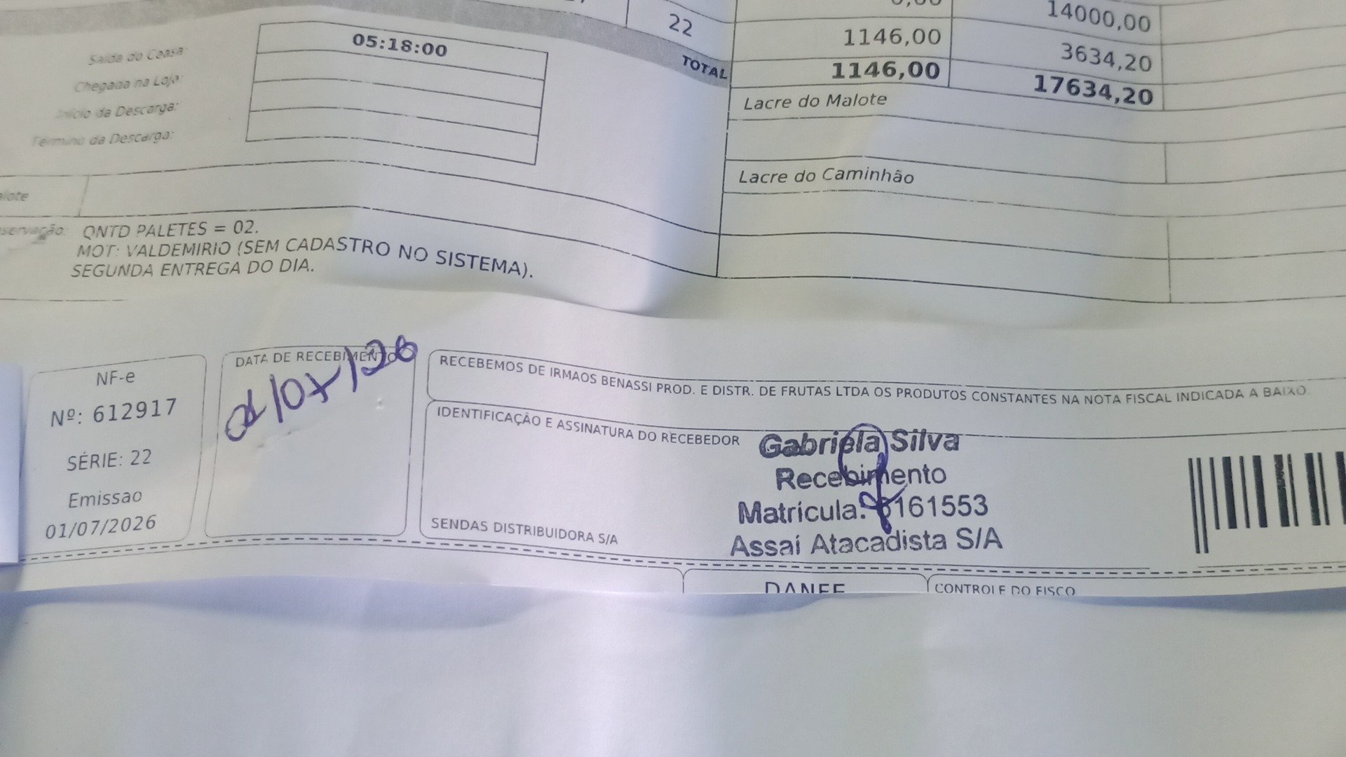 Canhoto 161532393