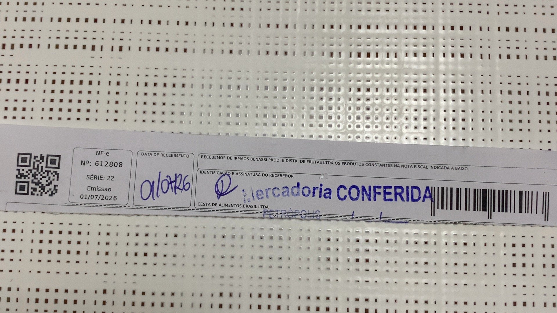 Canhoto 161480093