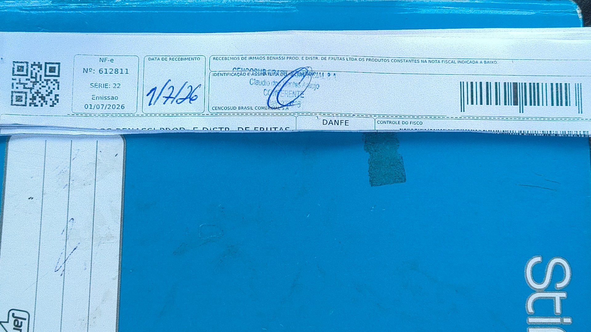 Canhoto 161493093