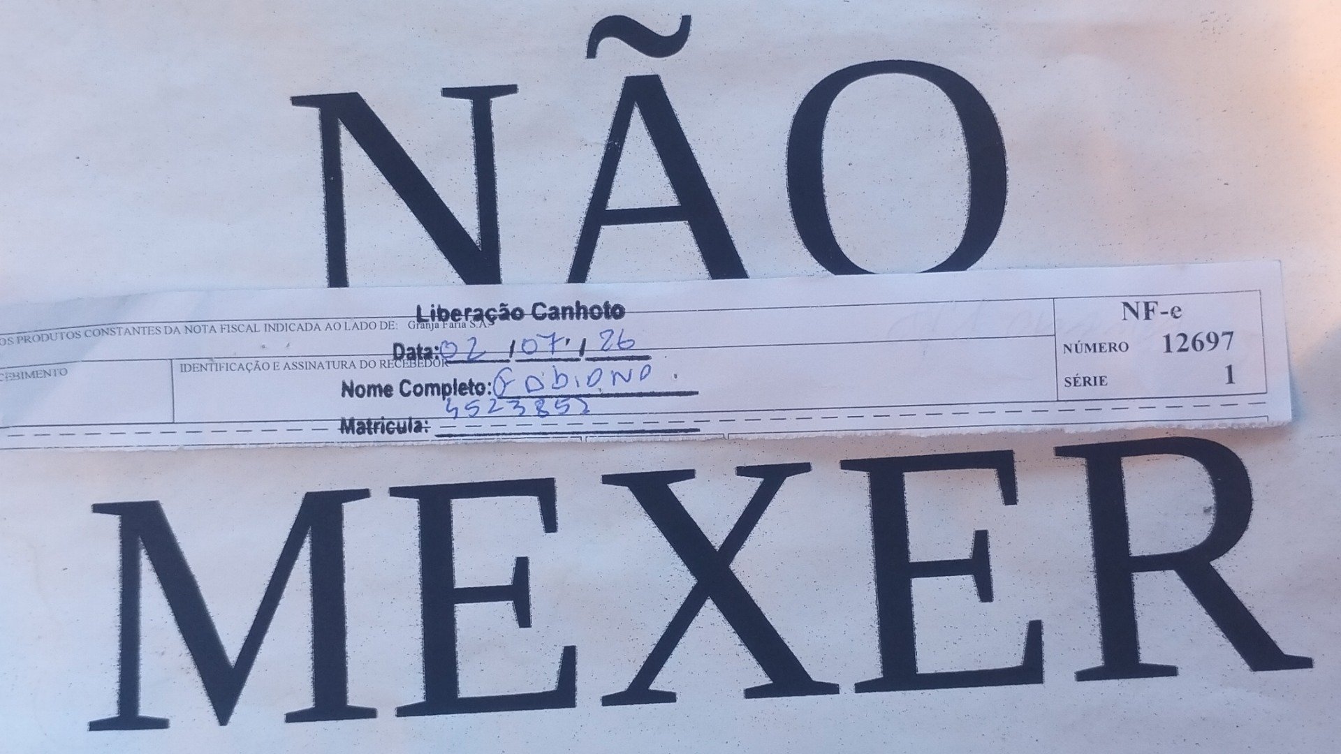 Canhoto 161697693