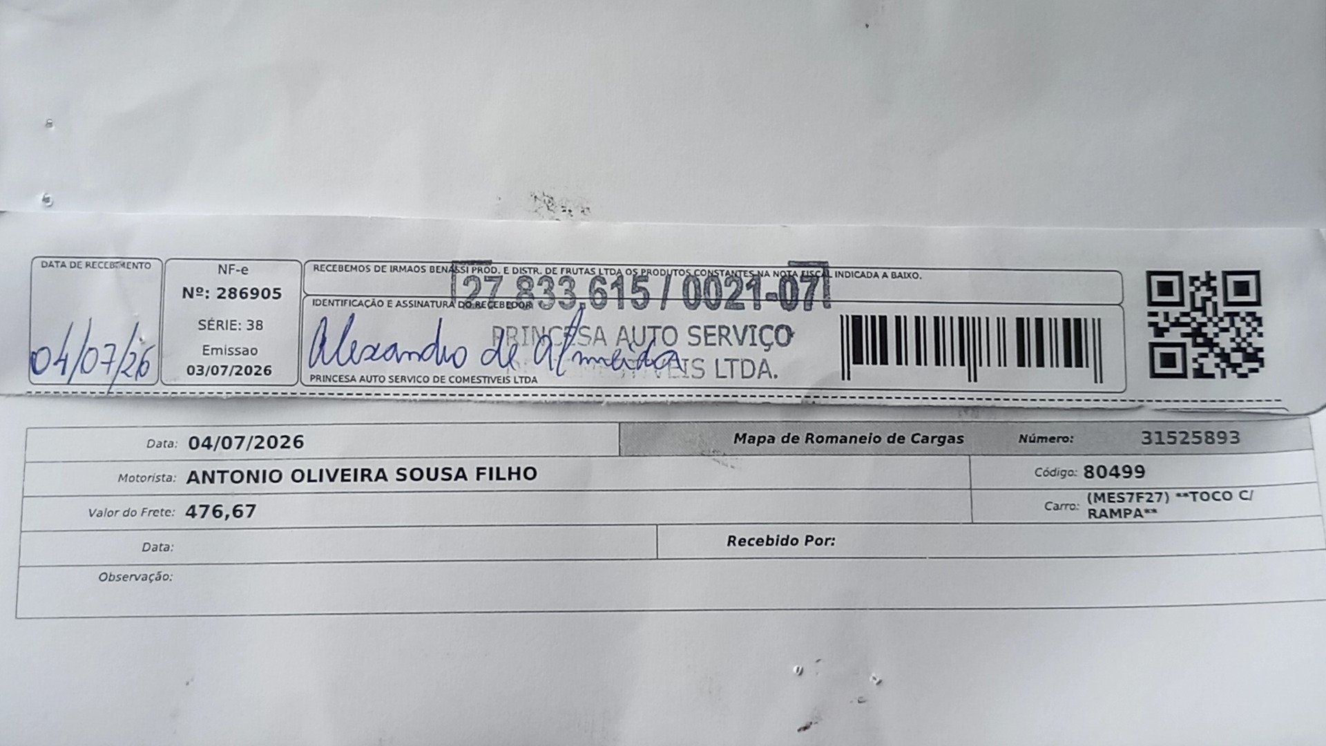 Canhoto 162138093