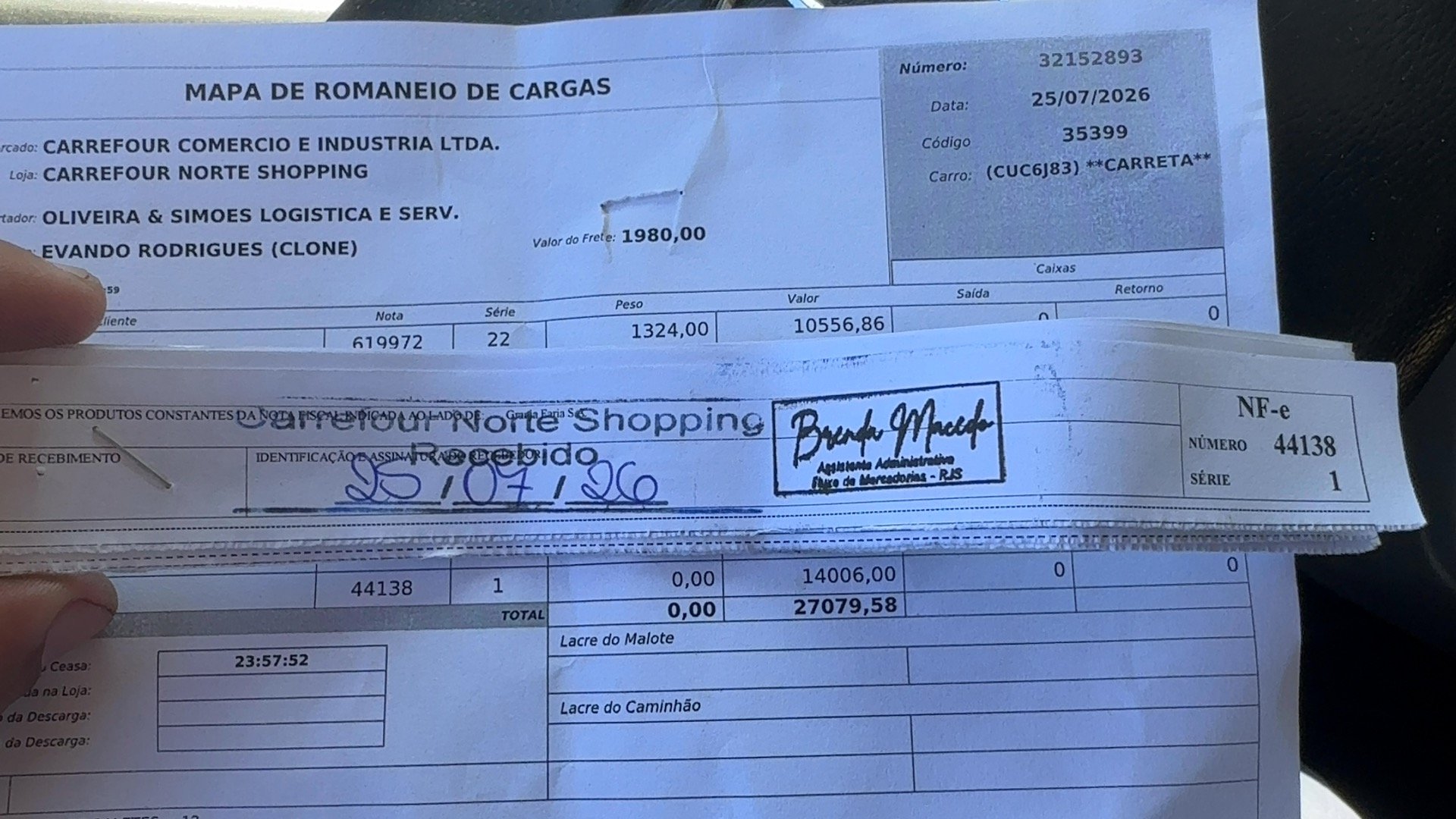 Canhoto 165783193