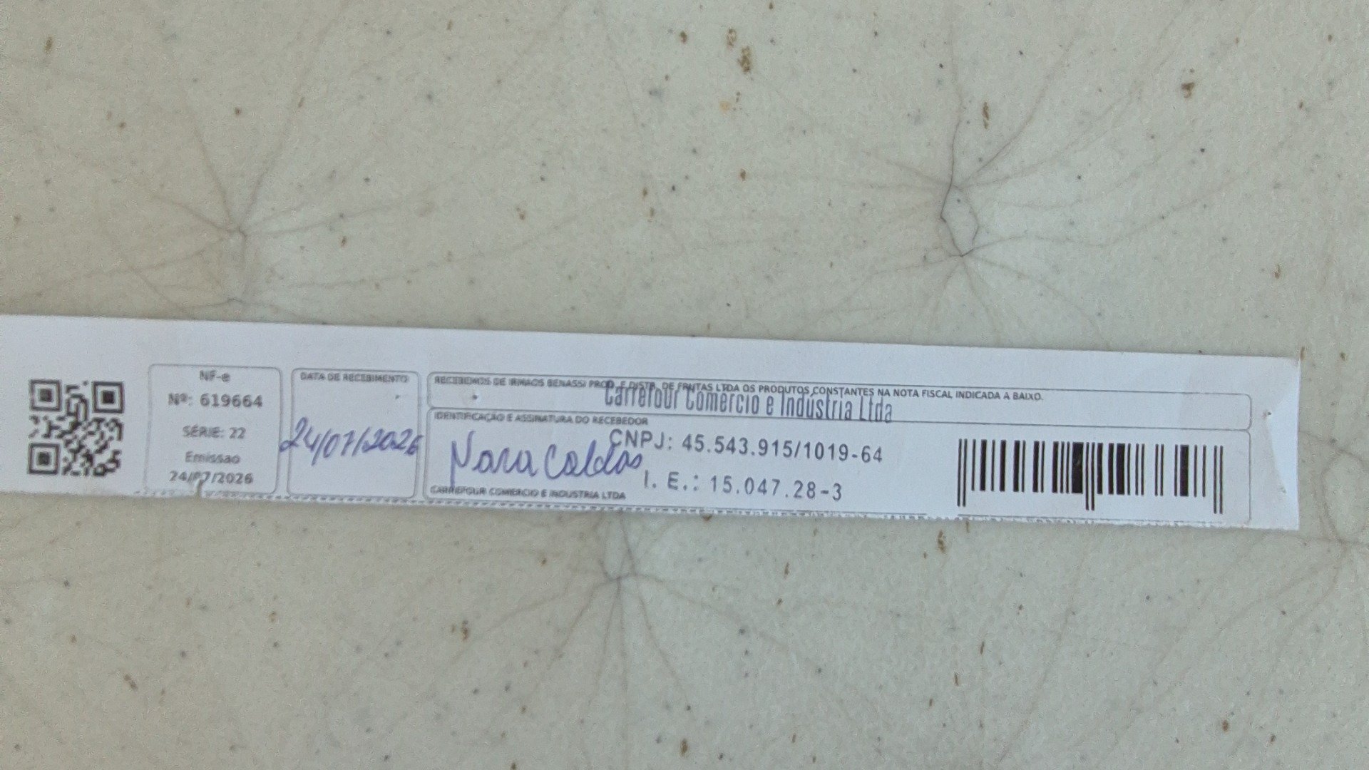 Canhoto 165598493