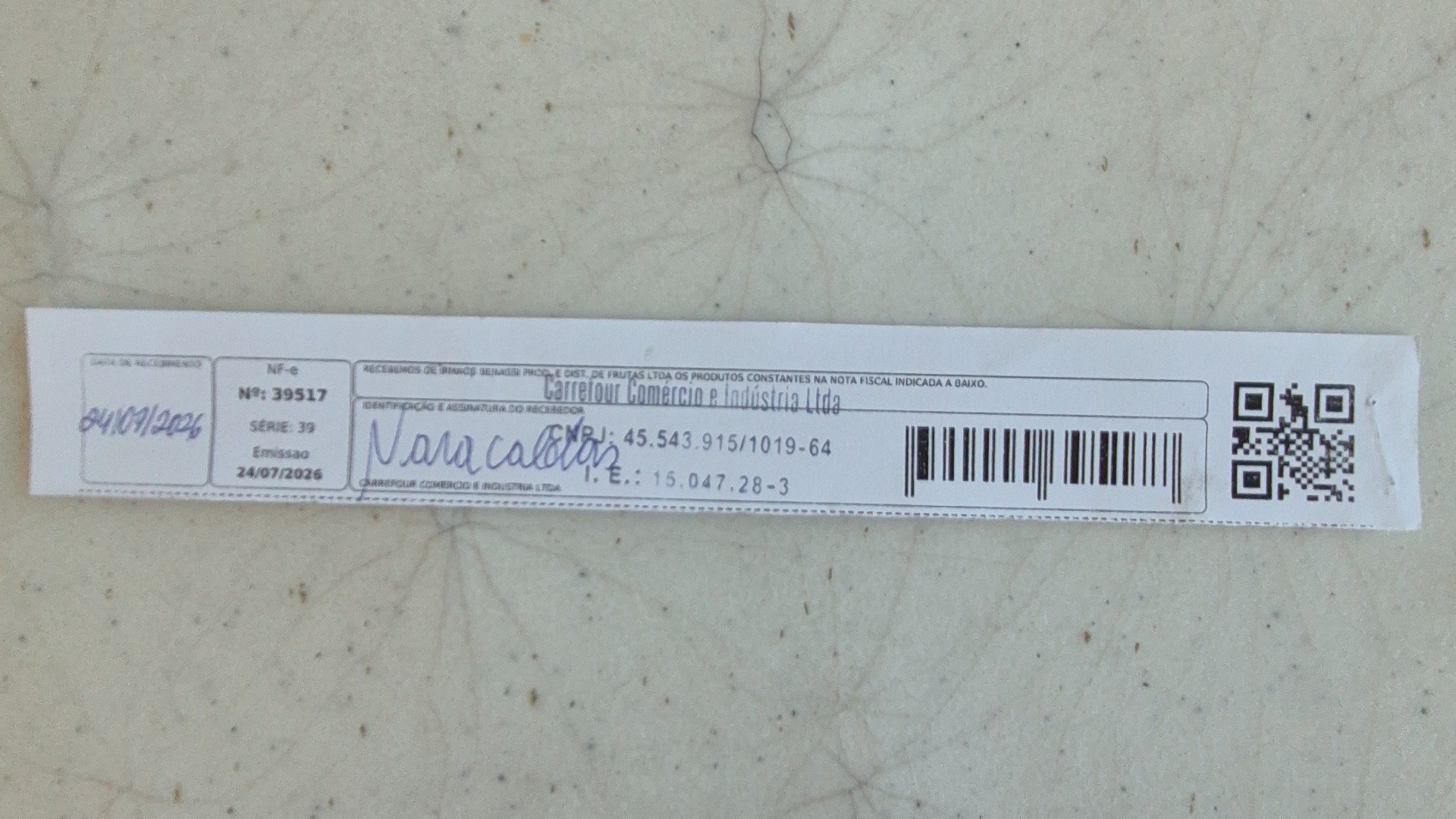 Canhoto 165598993