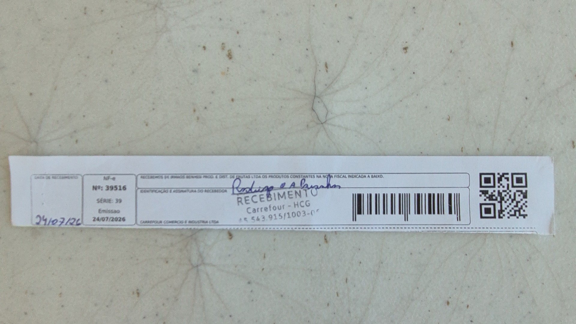 Canhoto 165597393