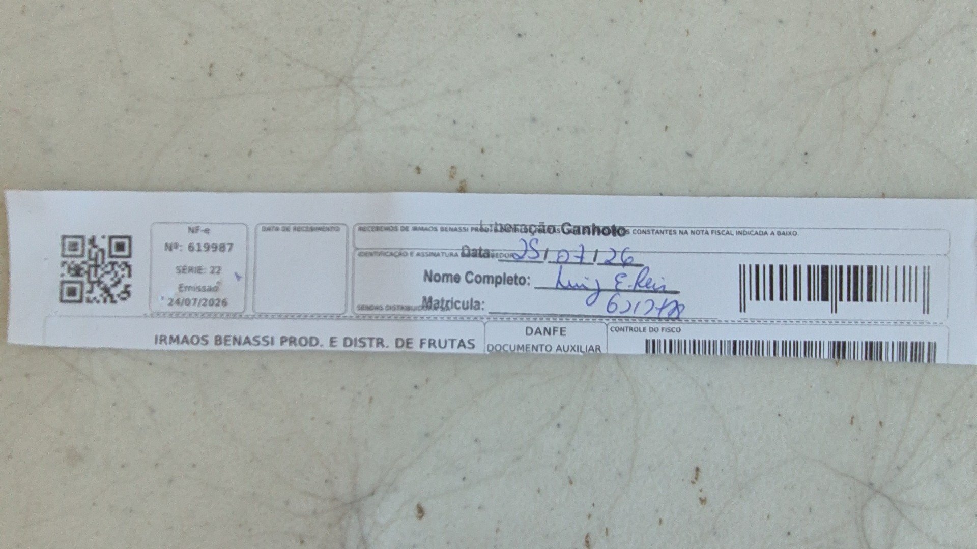 Canhoto 165789893