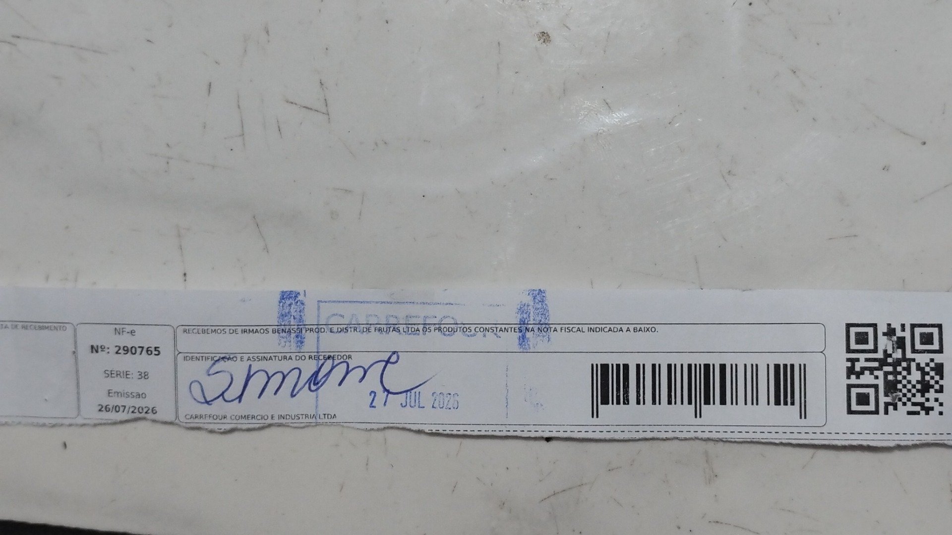 Canhoto 165969493