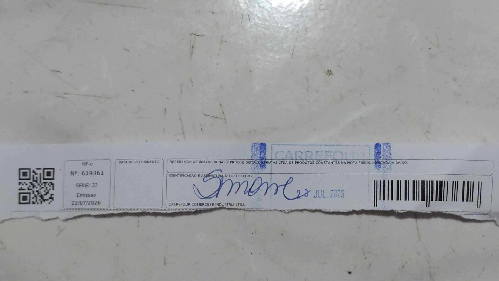 Canhoto 165341993