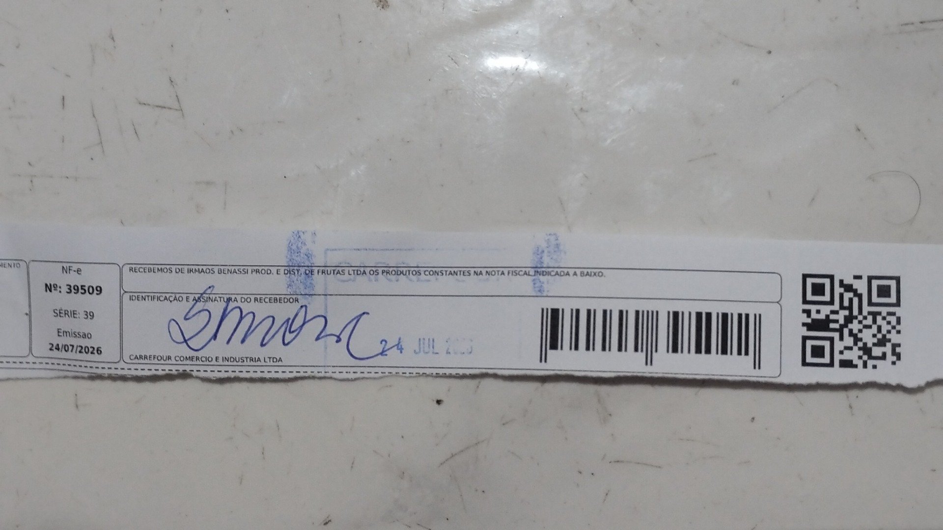 Canhoto 165625493