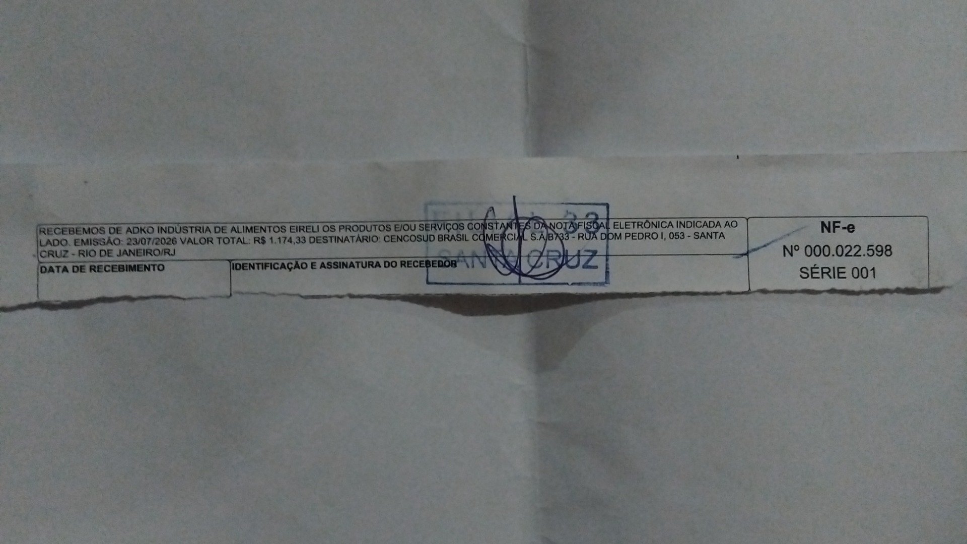 Canhoto 165844693
