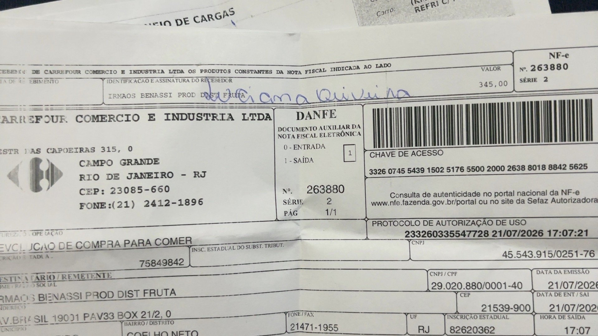 Canhoto 164965793