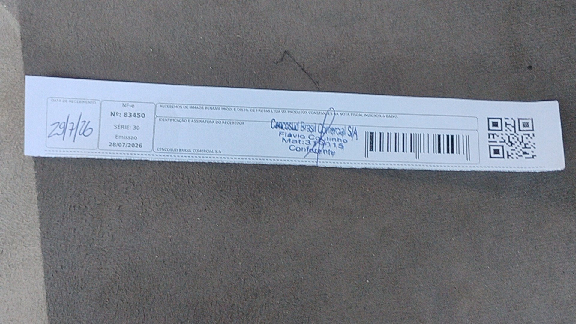 Canhoto 166393793