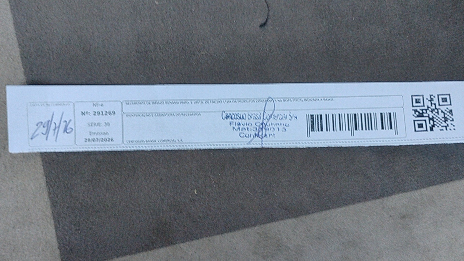 Canhoto 166394593