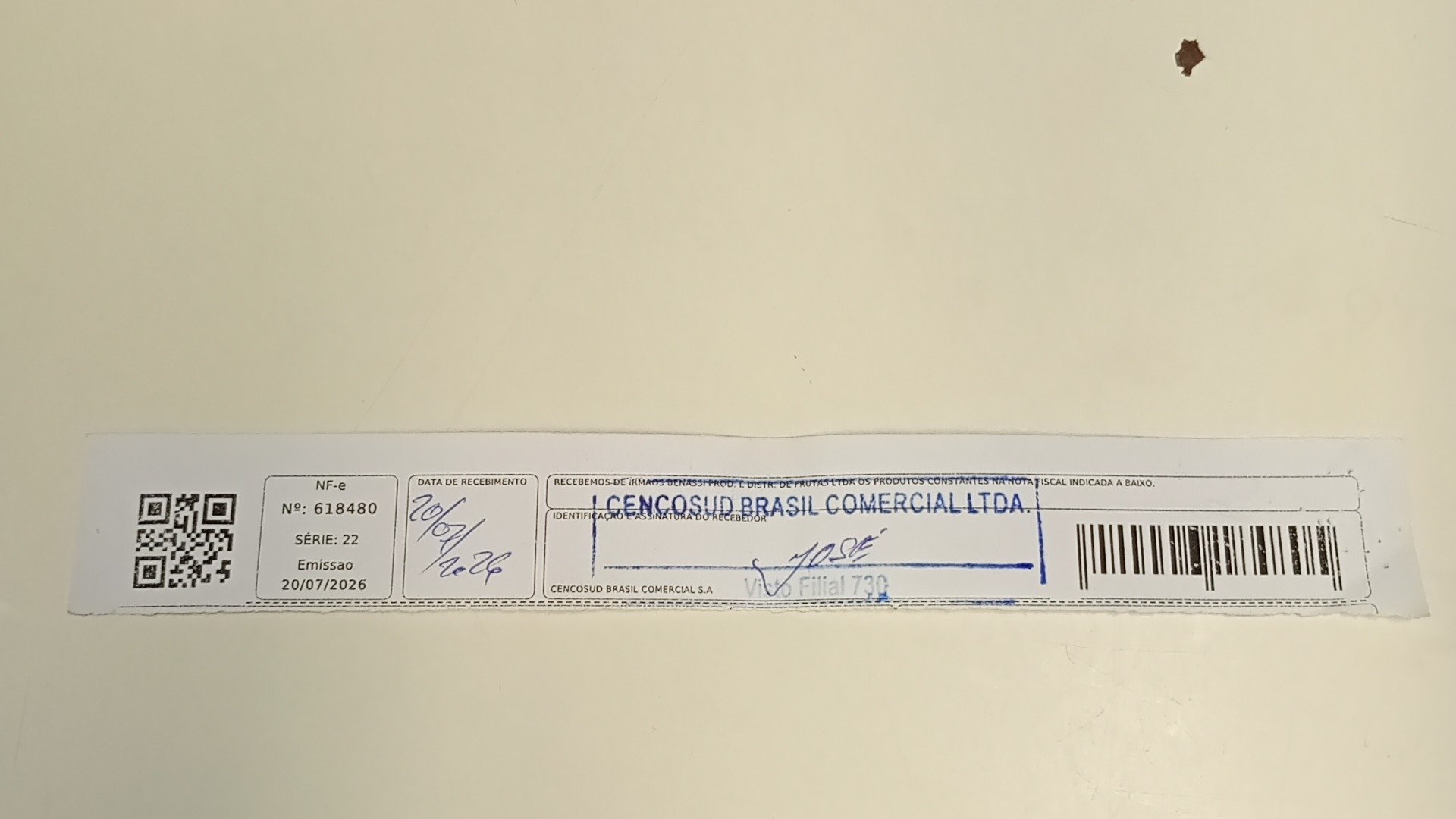 Canhoto 164810793