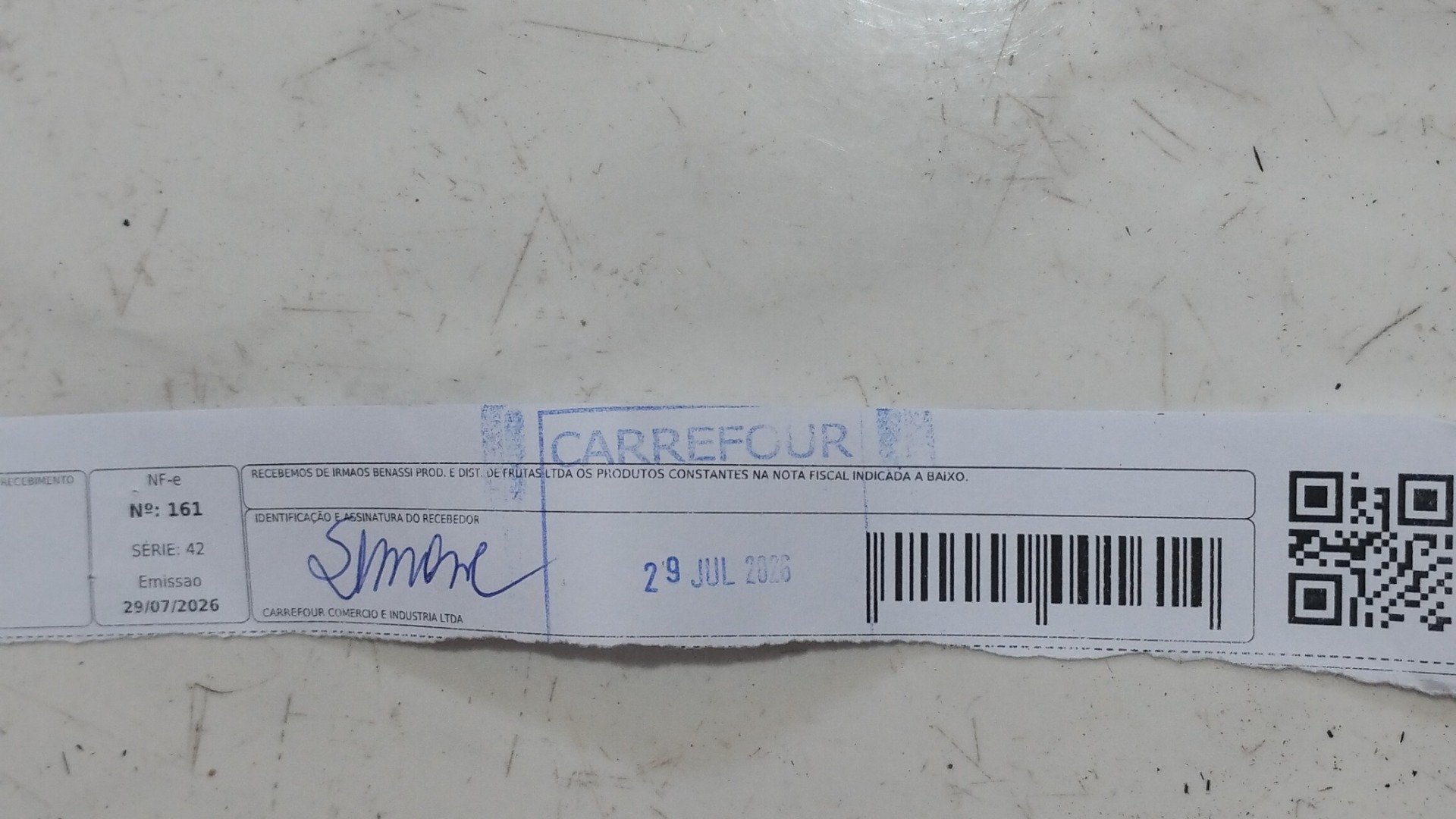 Canhoto 166357593