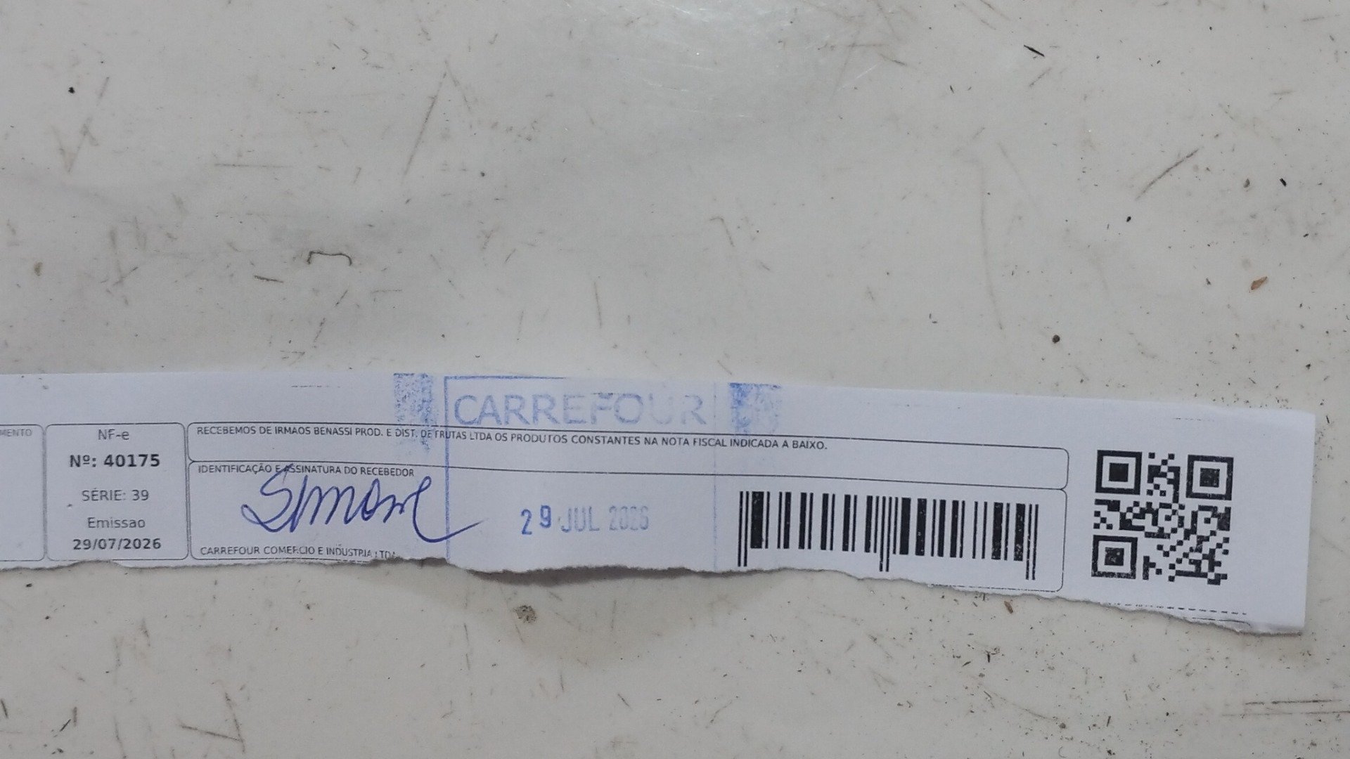 Canhoto 166357893