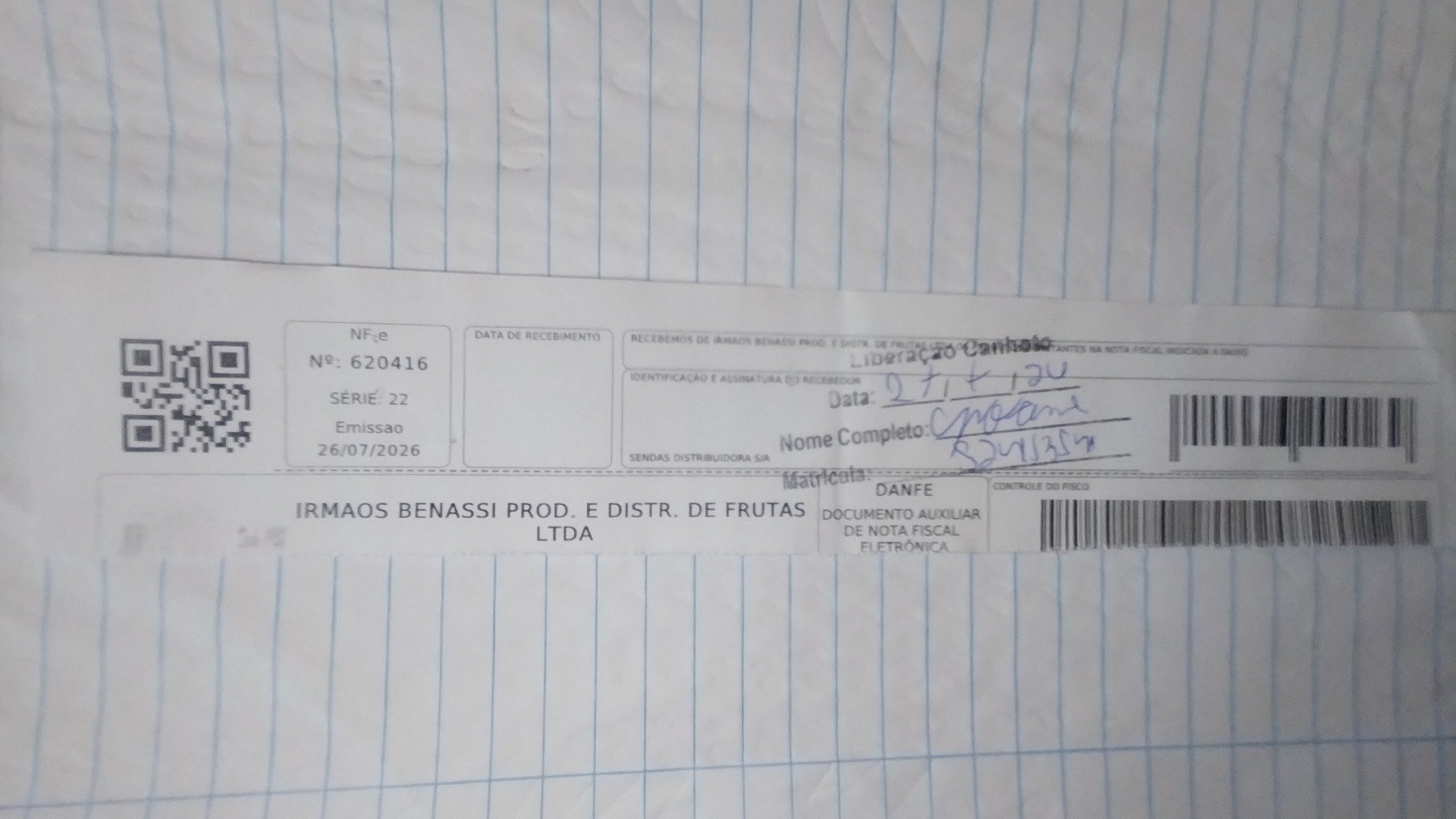 Canhoto 165983793