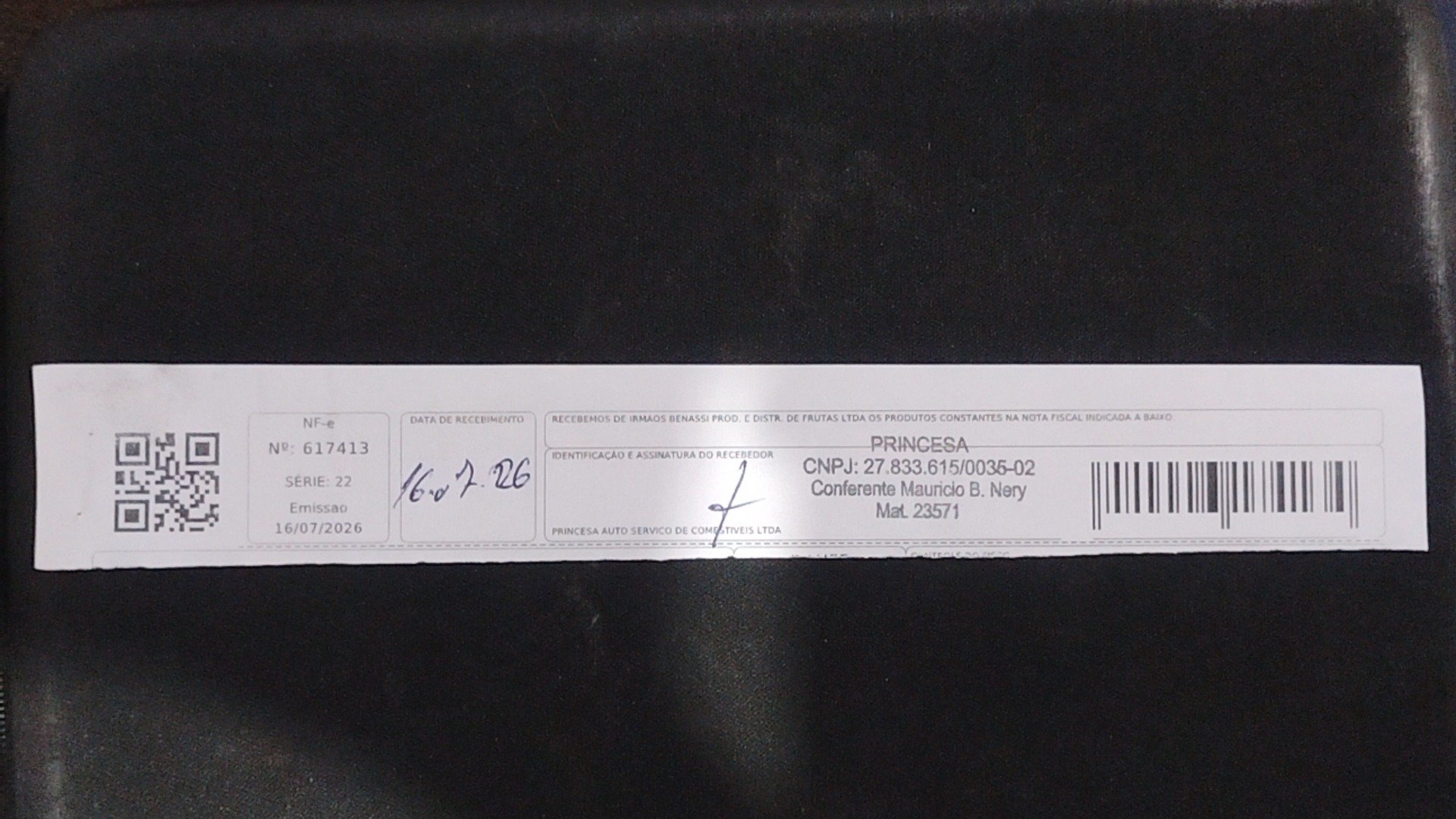 Canhoto 164158293
