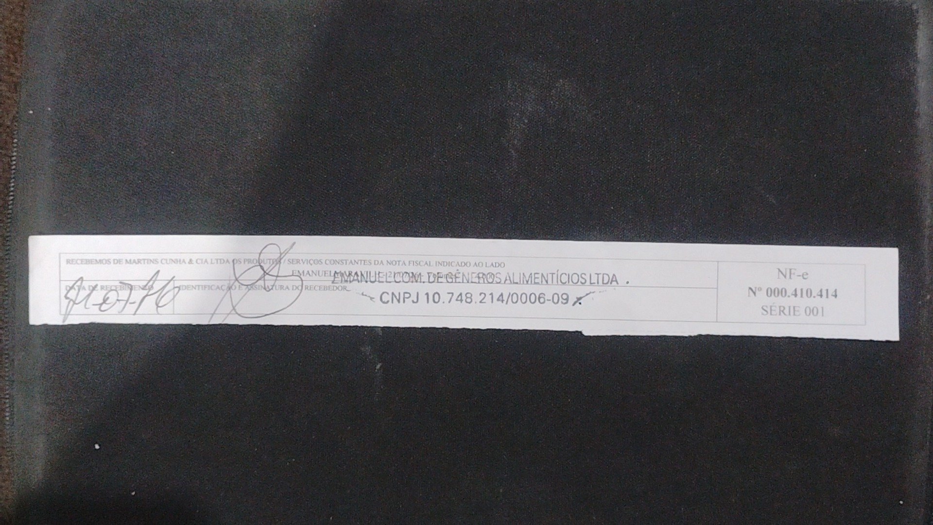 Canhoto 165044893