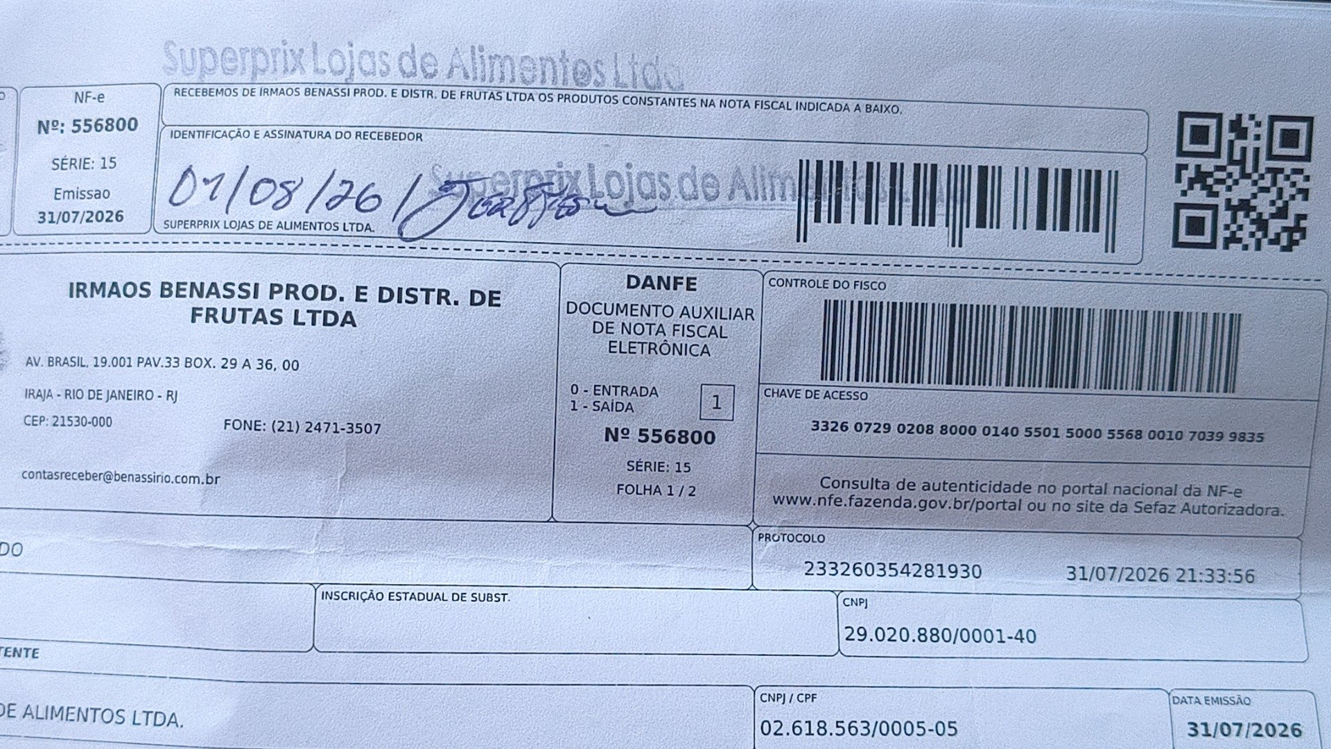 Canhoto 167252693