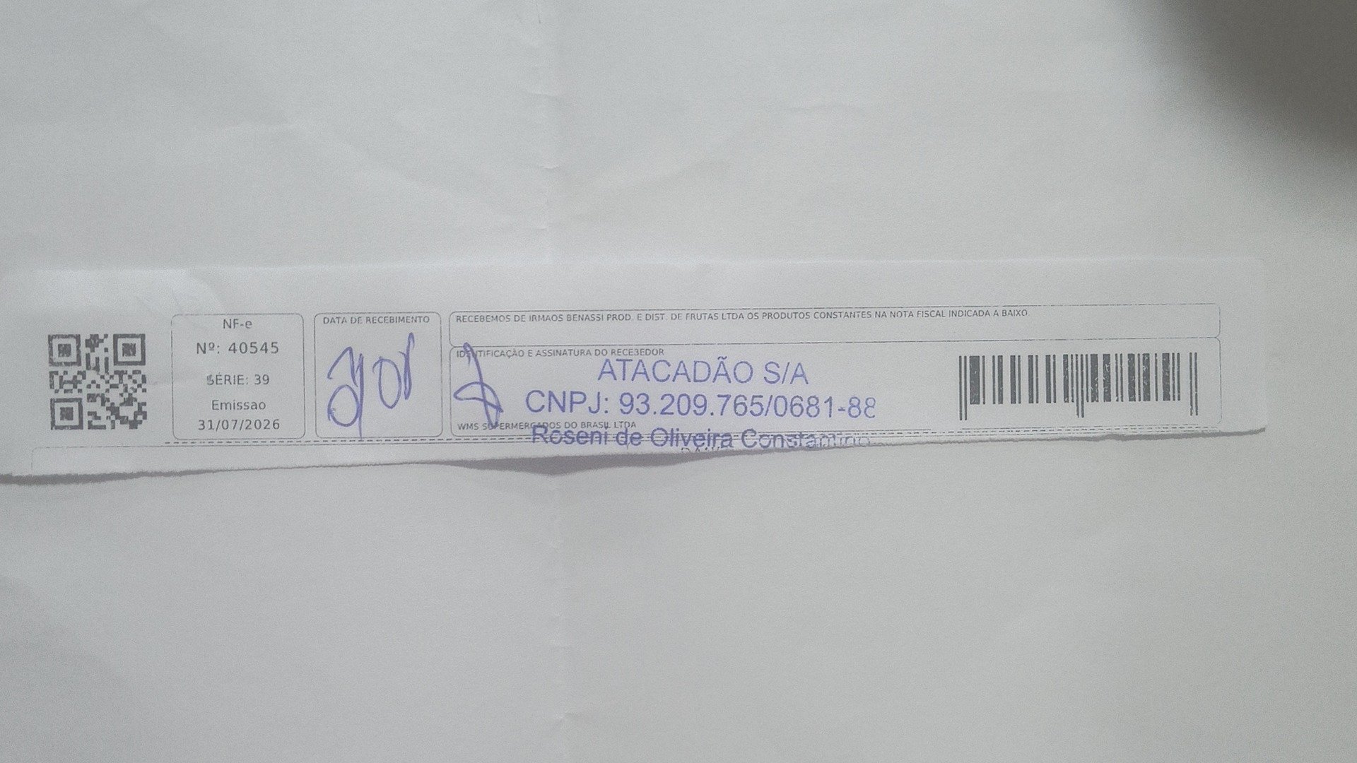 Canhoto 166974993