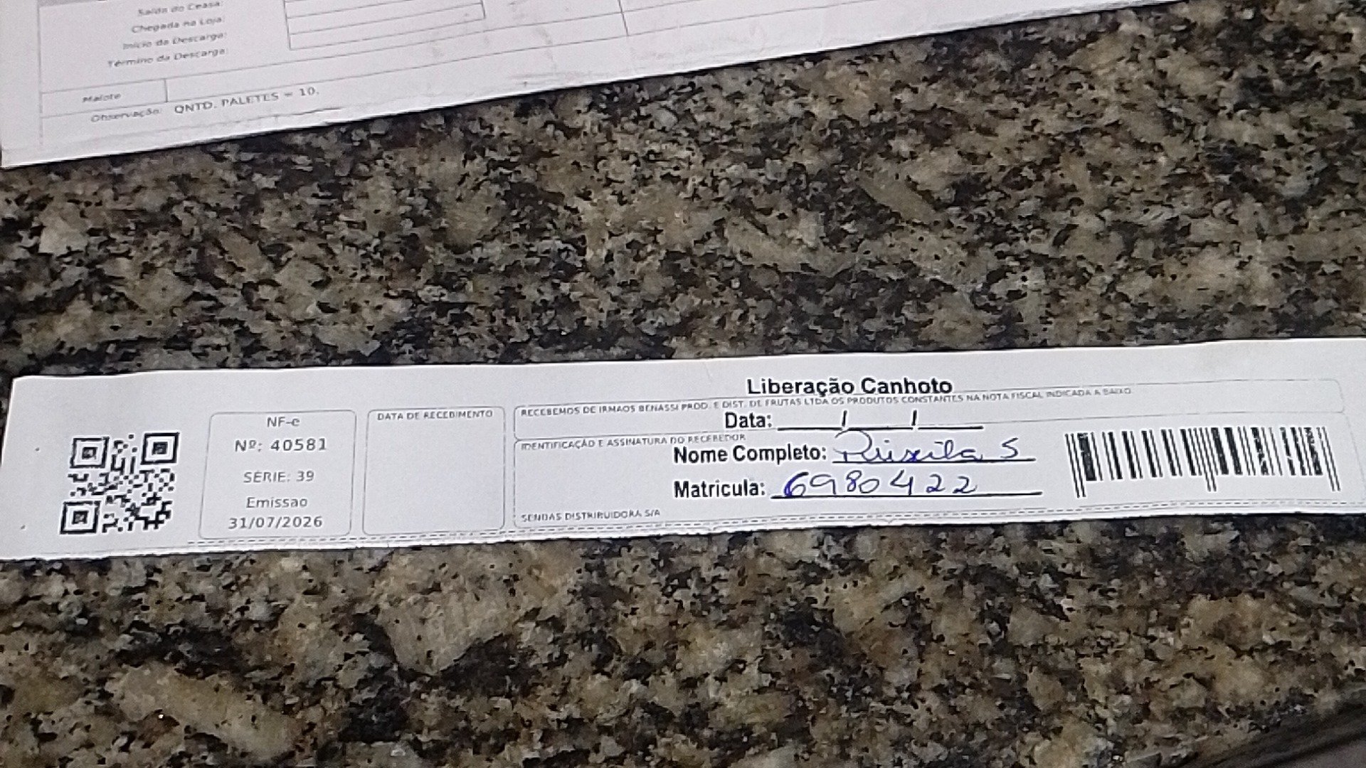 Canhoto 166999593