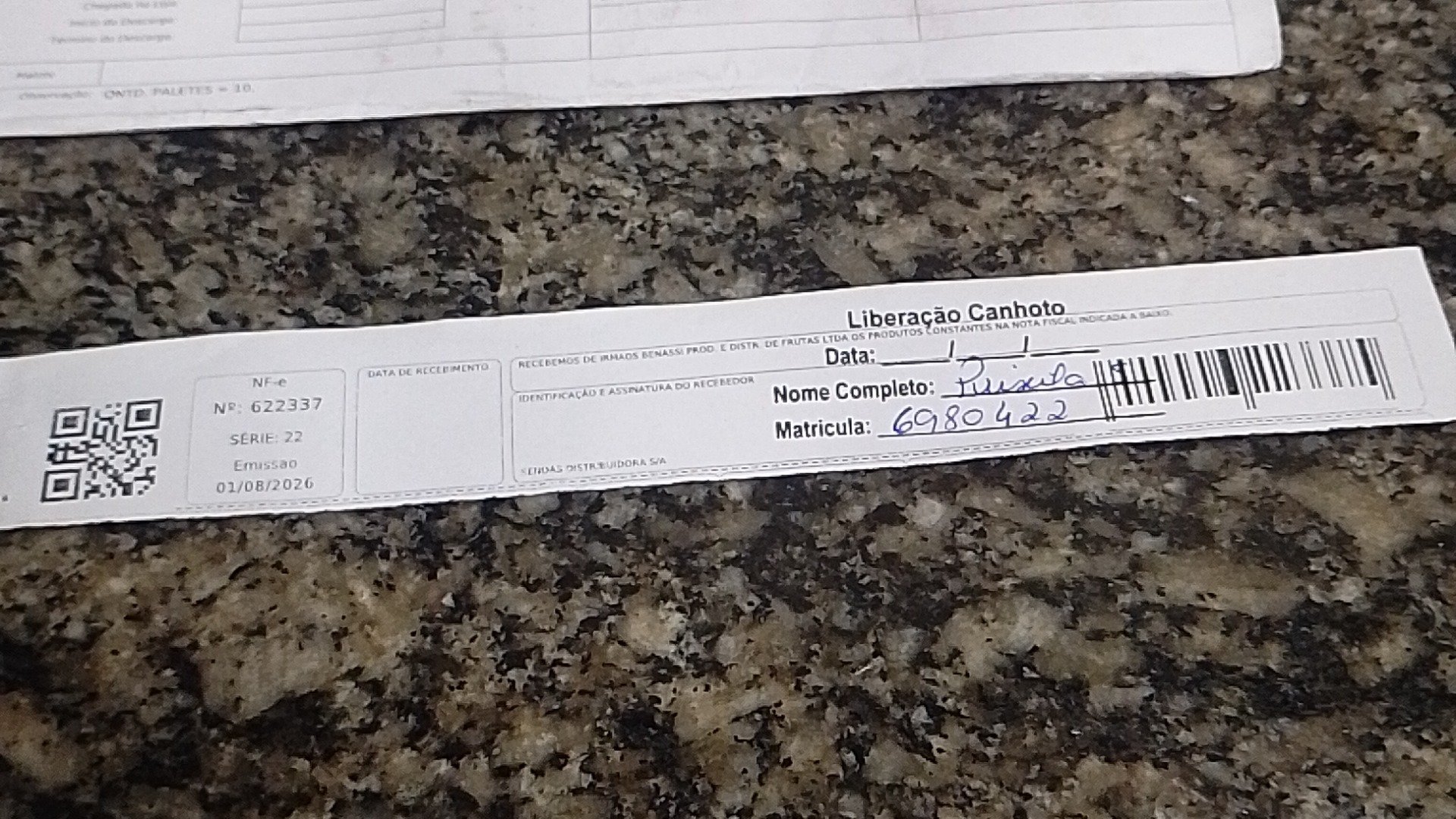 Canhoto 167033293