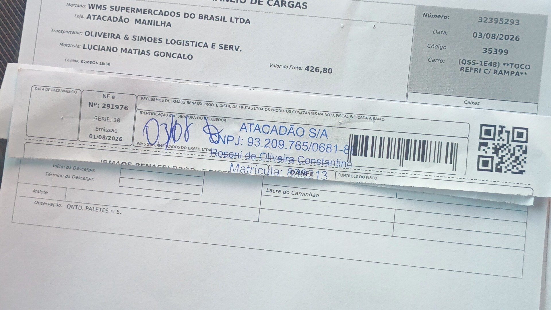 Canhoto 167186593