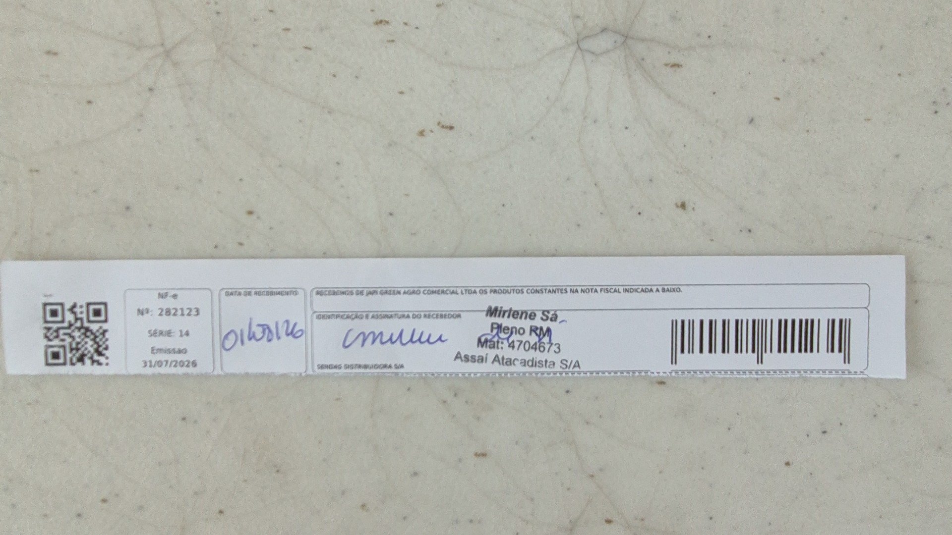 Canhoto 166980693