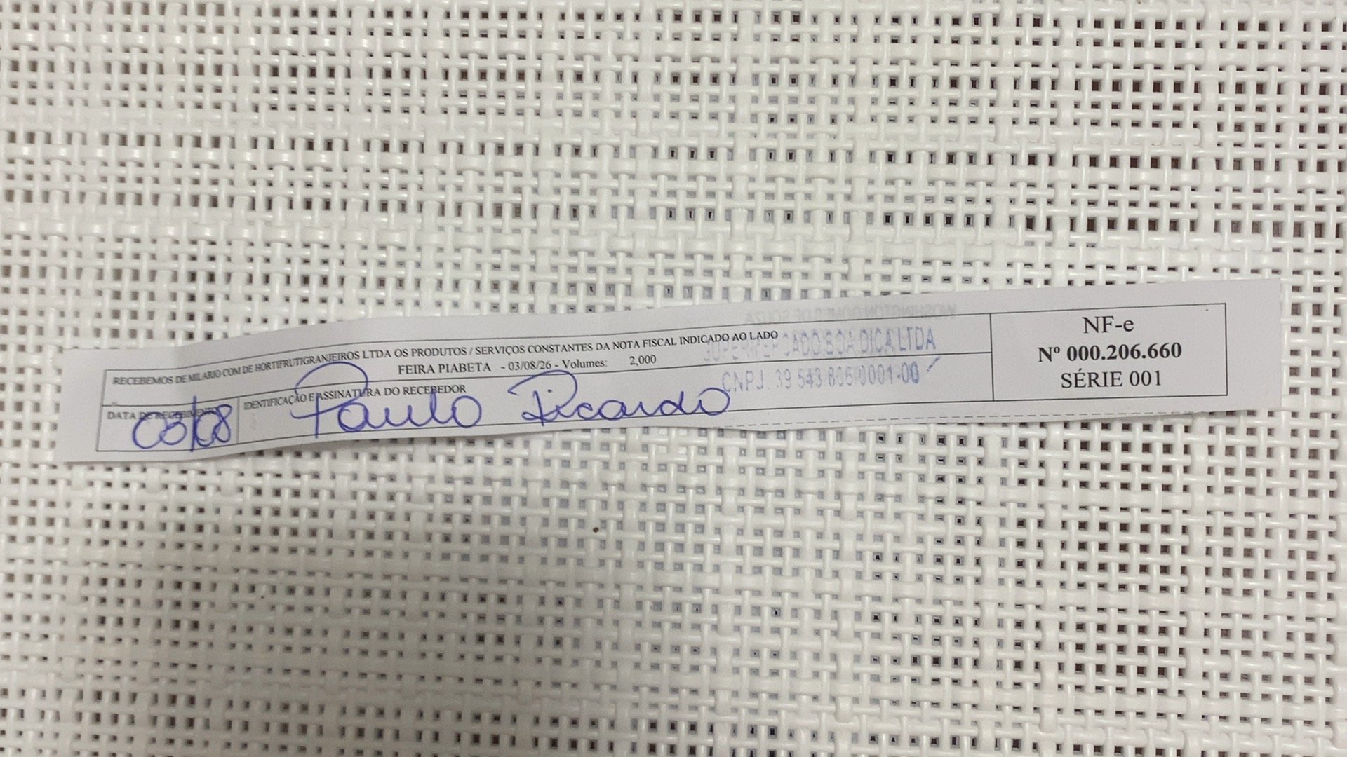 Canhoto 167289493