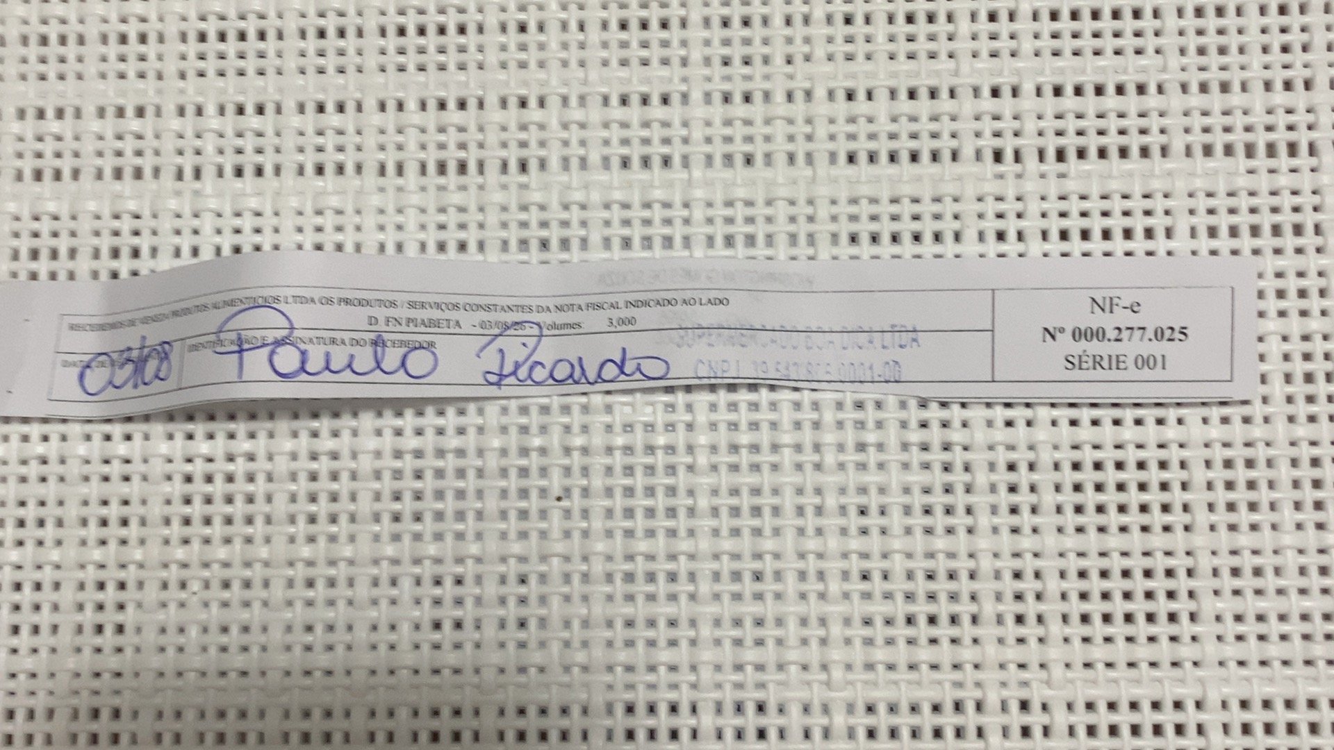 Canhoto 167289293