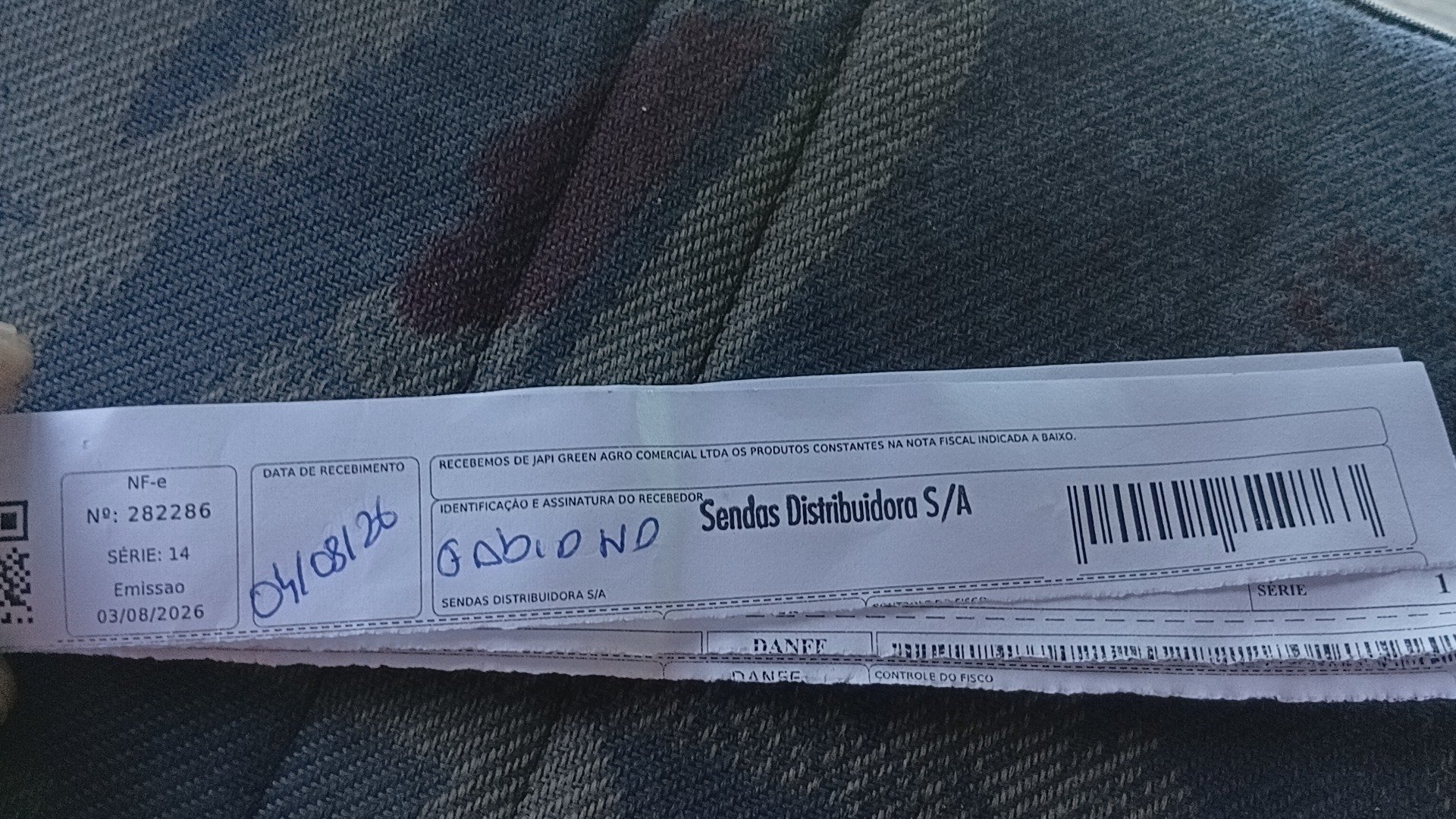 Canhoto 167387893