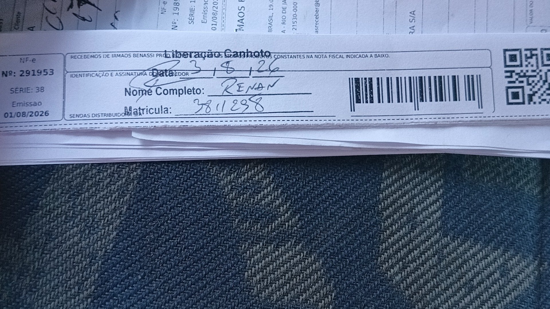 Canhoto 167202593