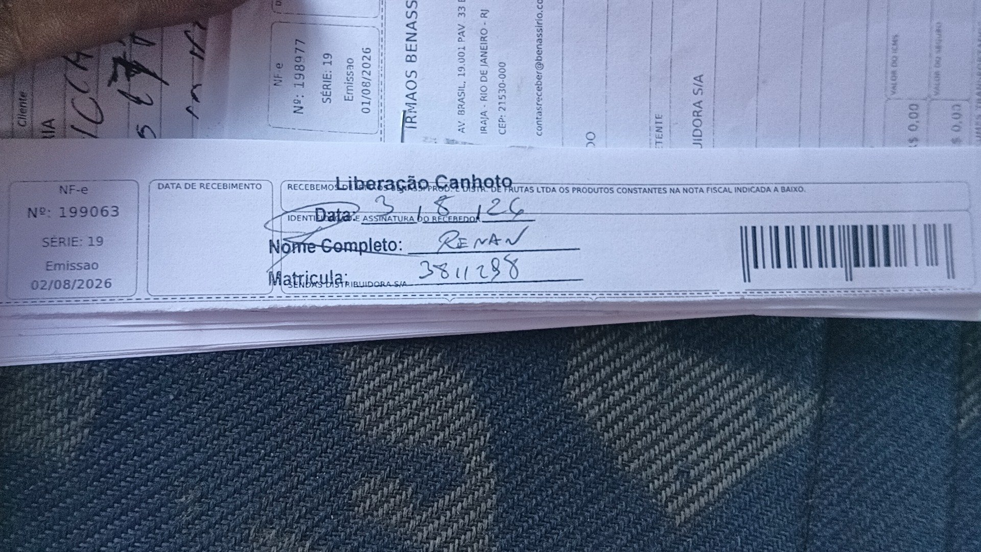 Canhoto 167202893