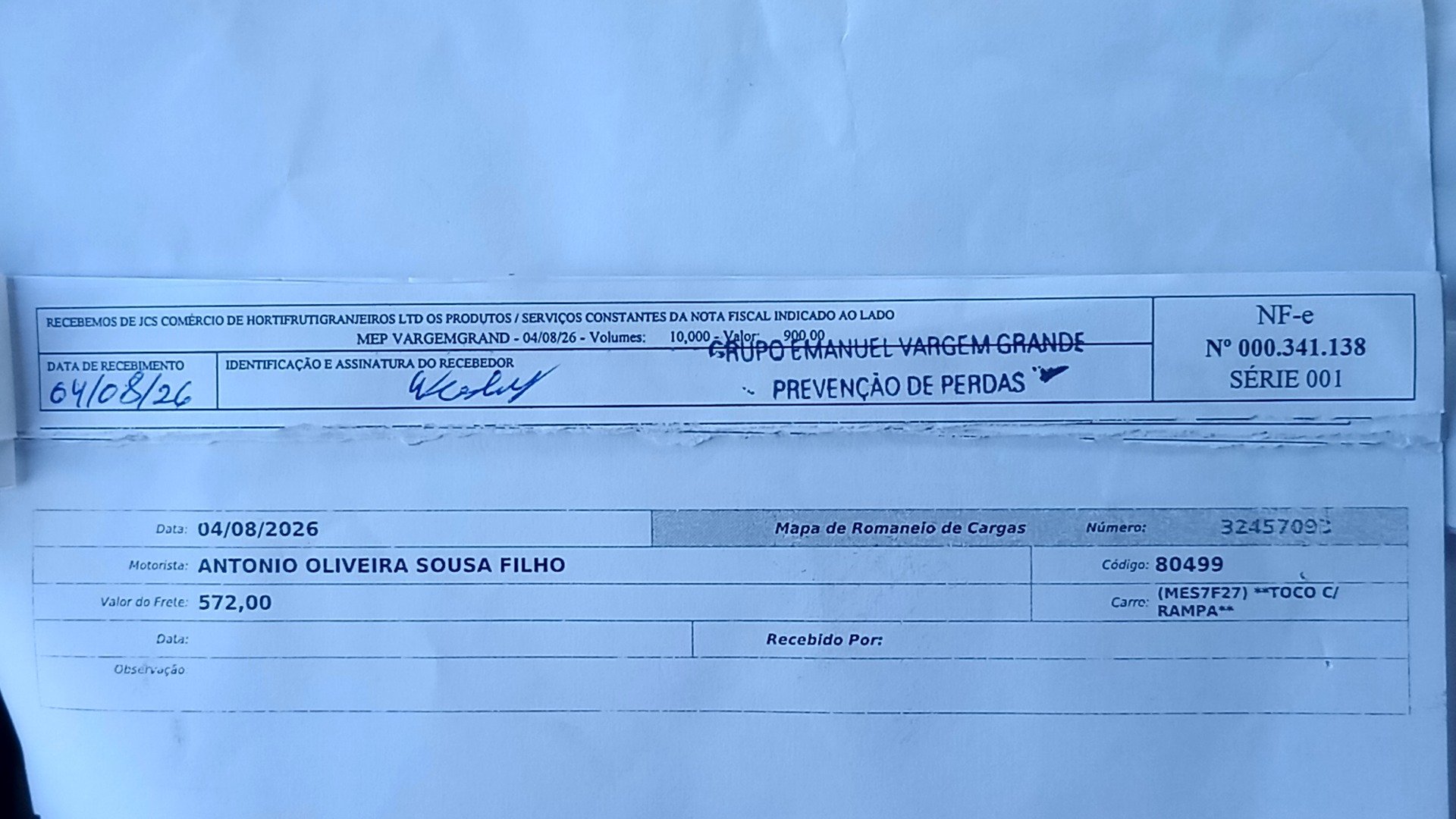 Canhoto 167494093