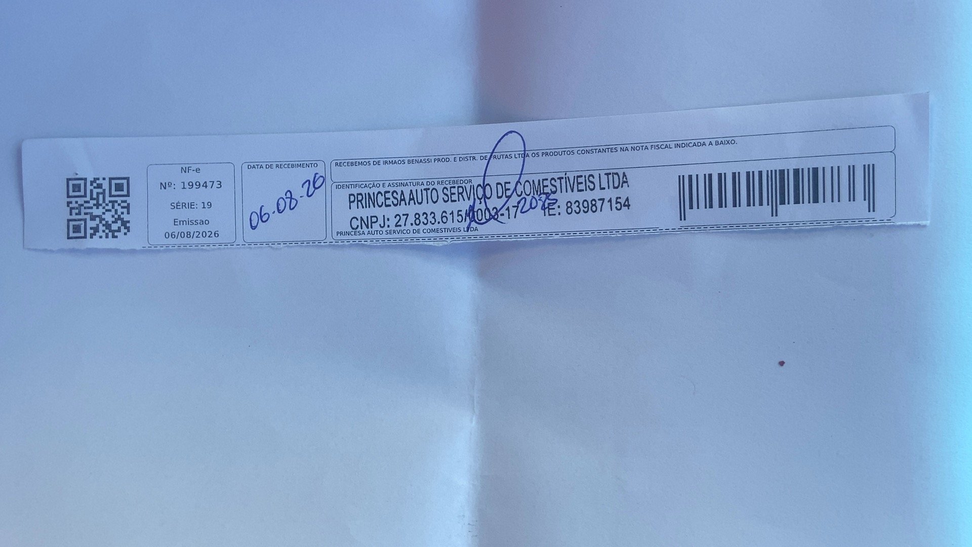 Canhoto 167823893