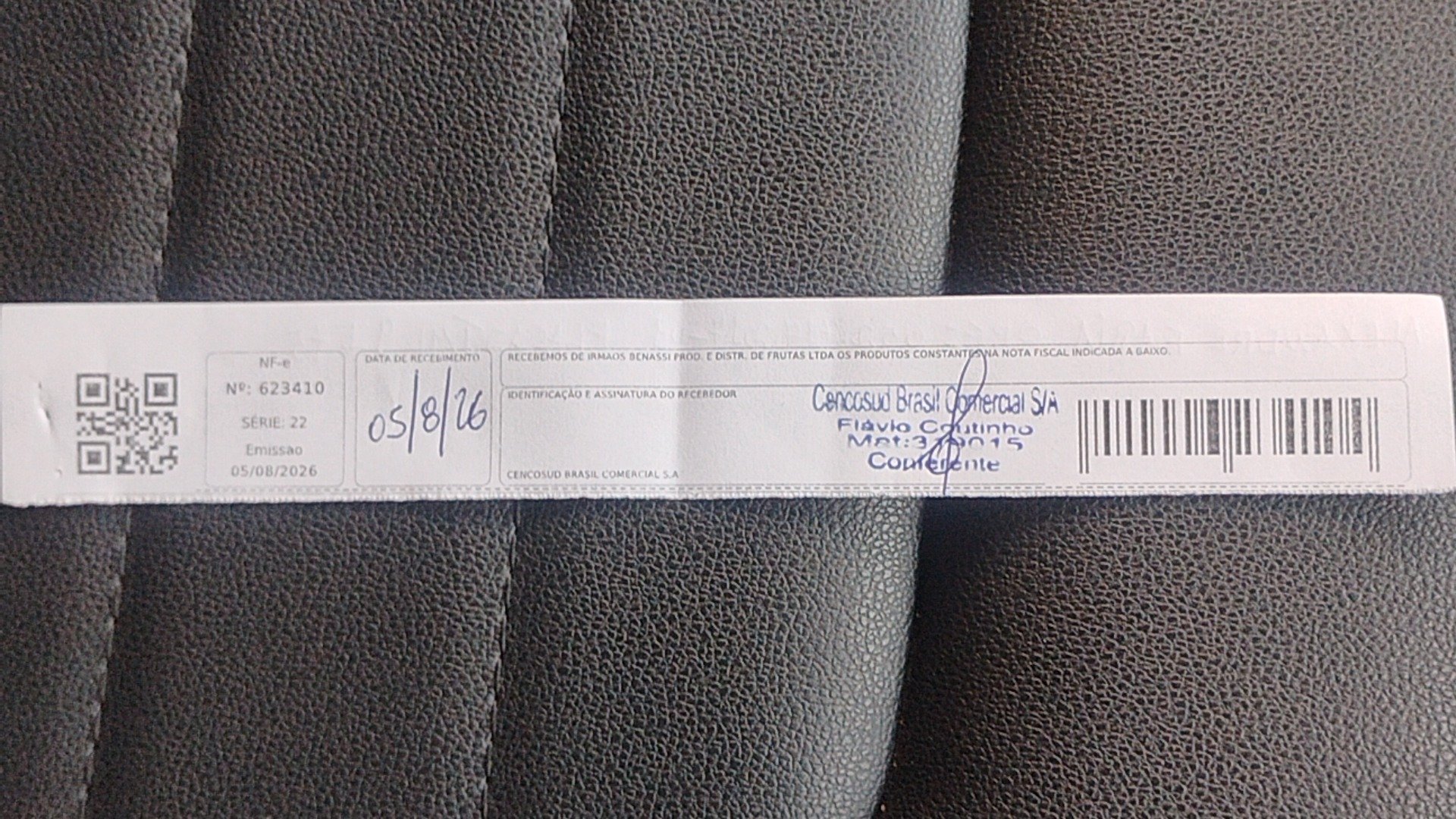 Canhoto 167660793
