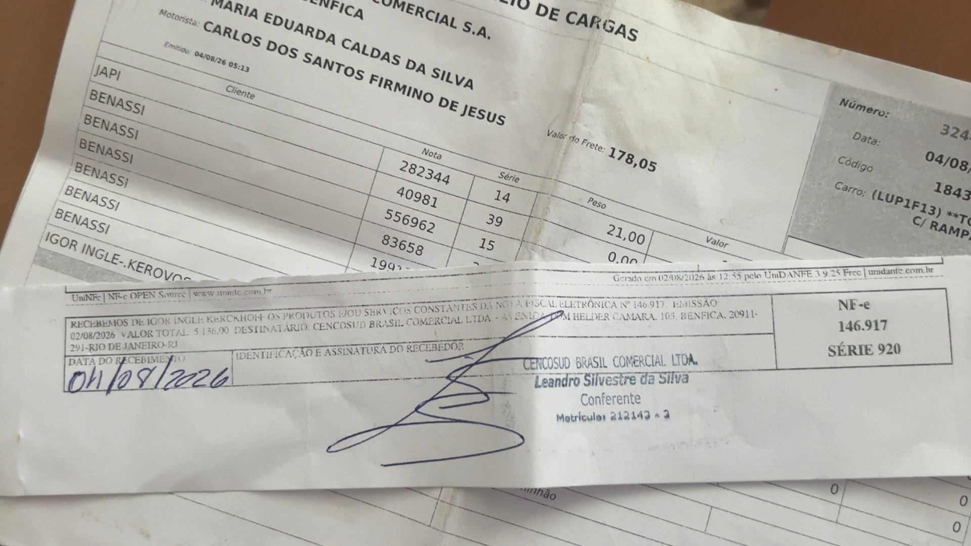 Canhoto 167456893
