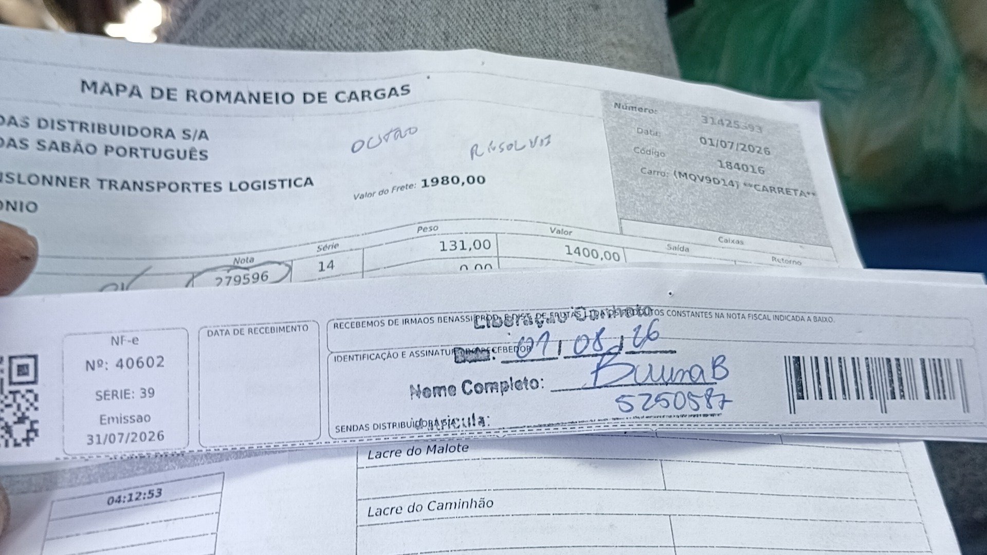 Canhoto 166987893