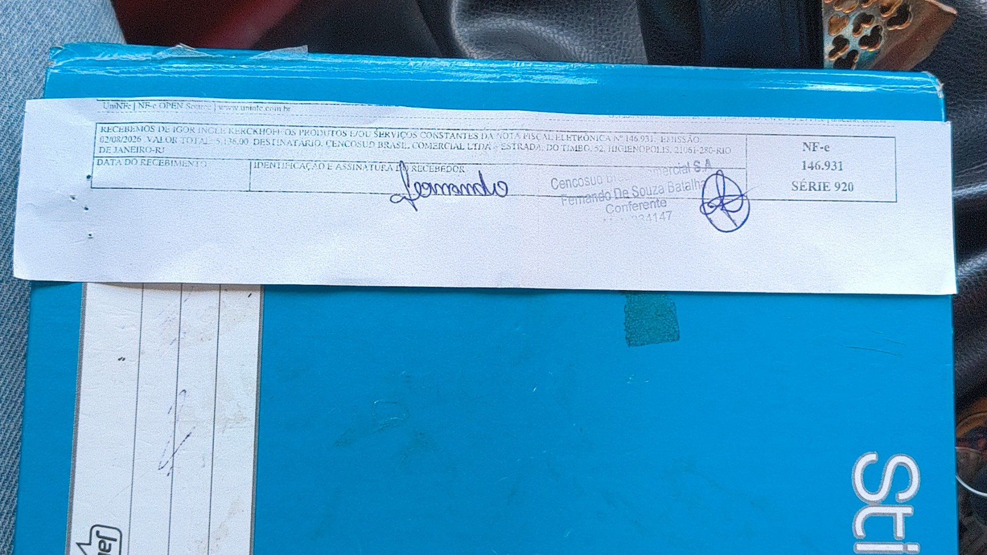 Canhoto 167450393