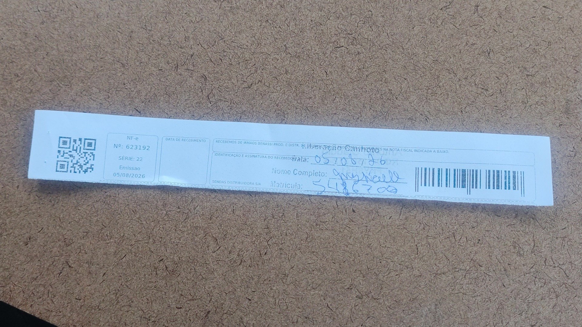 Canhoto 167642793