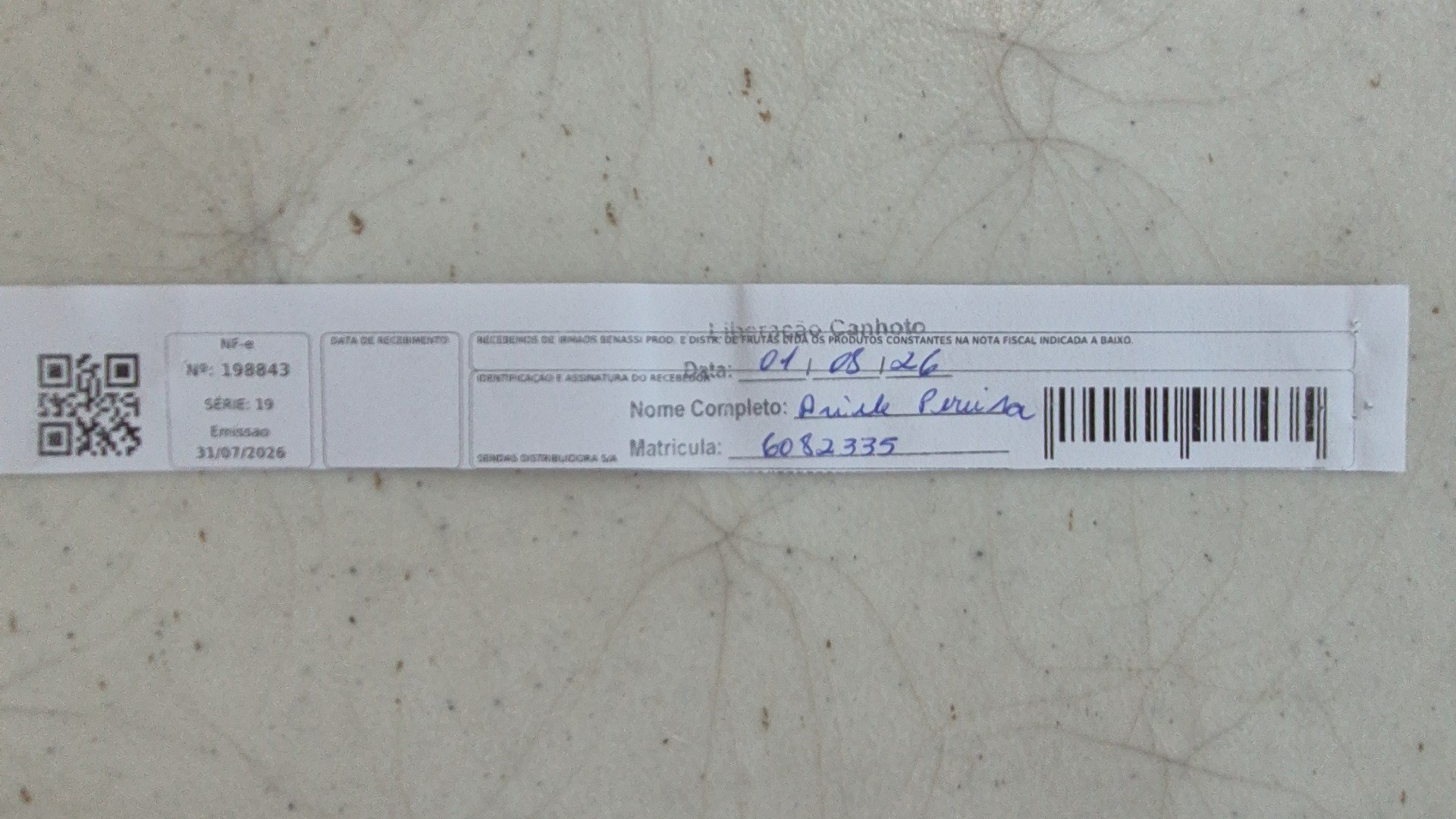 Canhoto 166982493