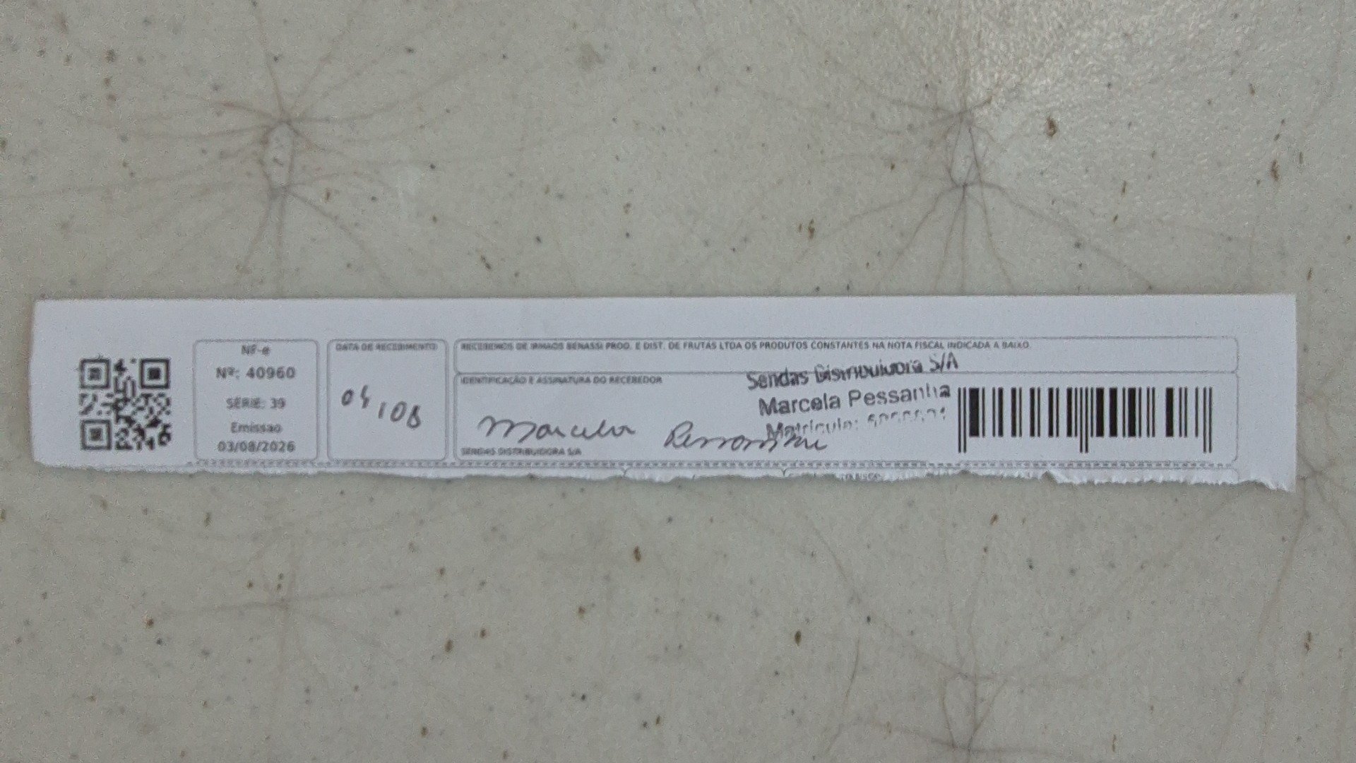 Canhoto 167380893