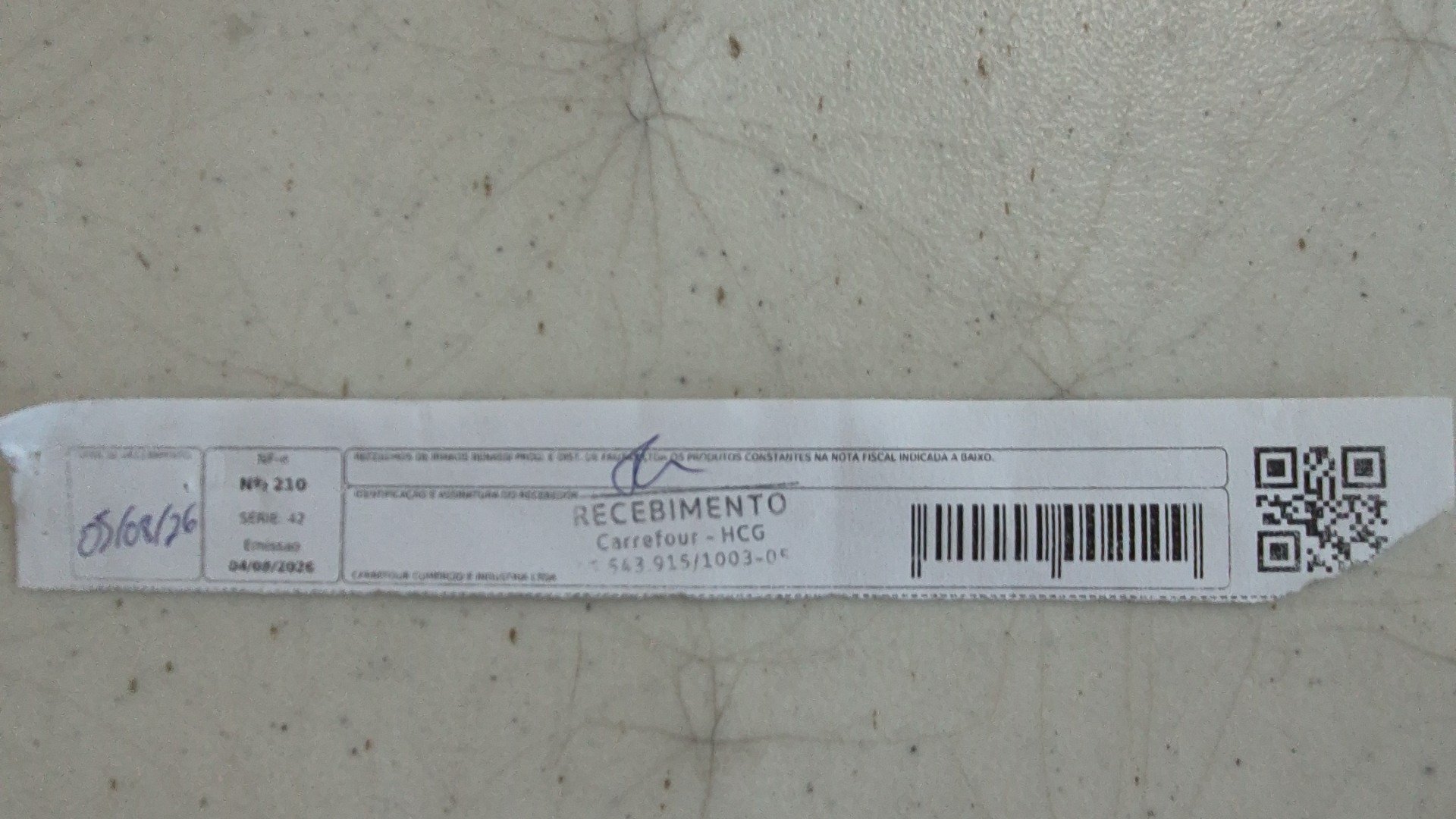 Canhoto 167608693