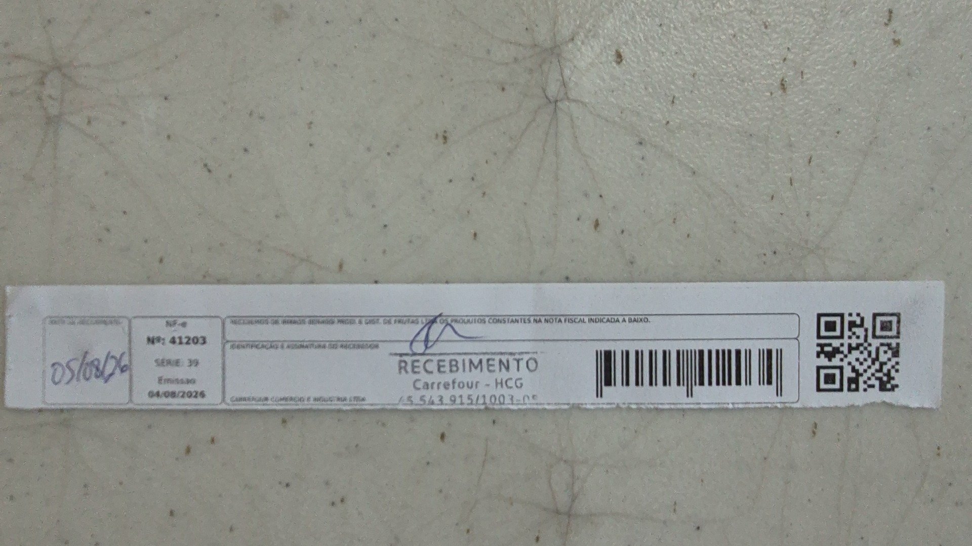 Canhoto 167608993