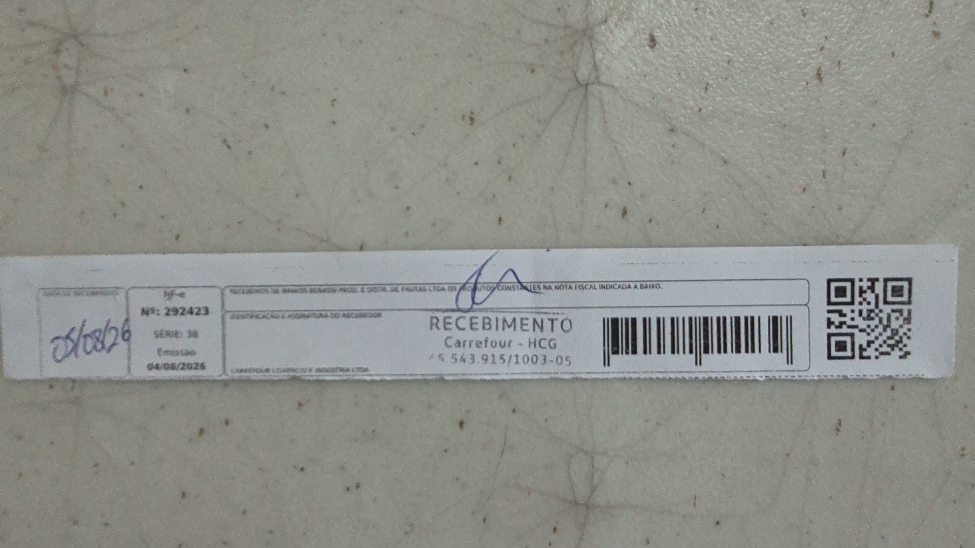Canhoto 167609093
