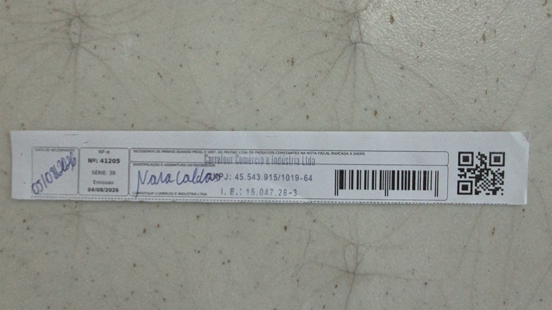 Canhoto 167610793