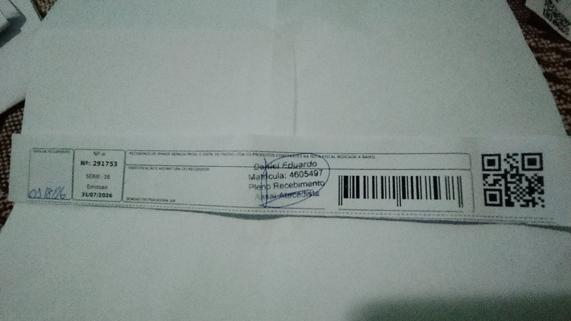 Canhoto 167003693